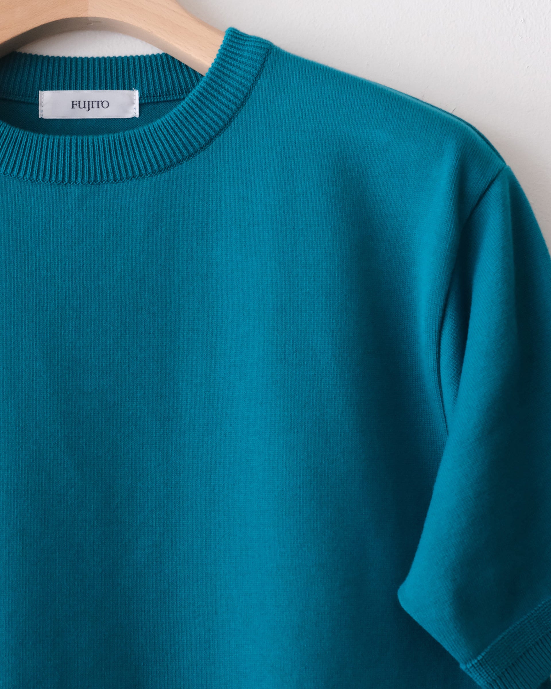 C/N Knit T-Shirt - Emerald