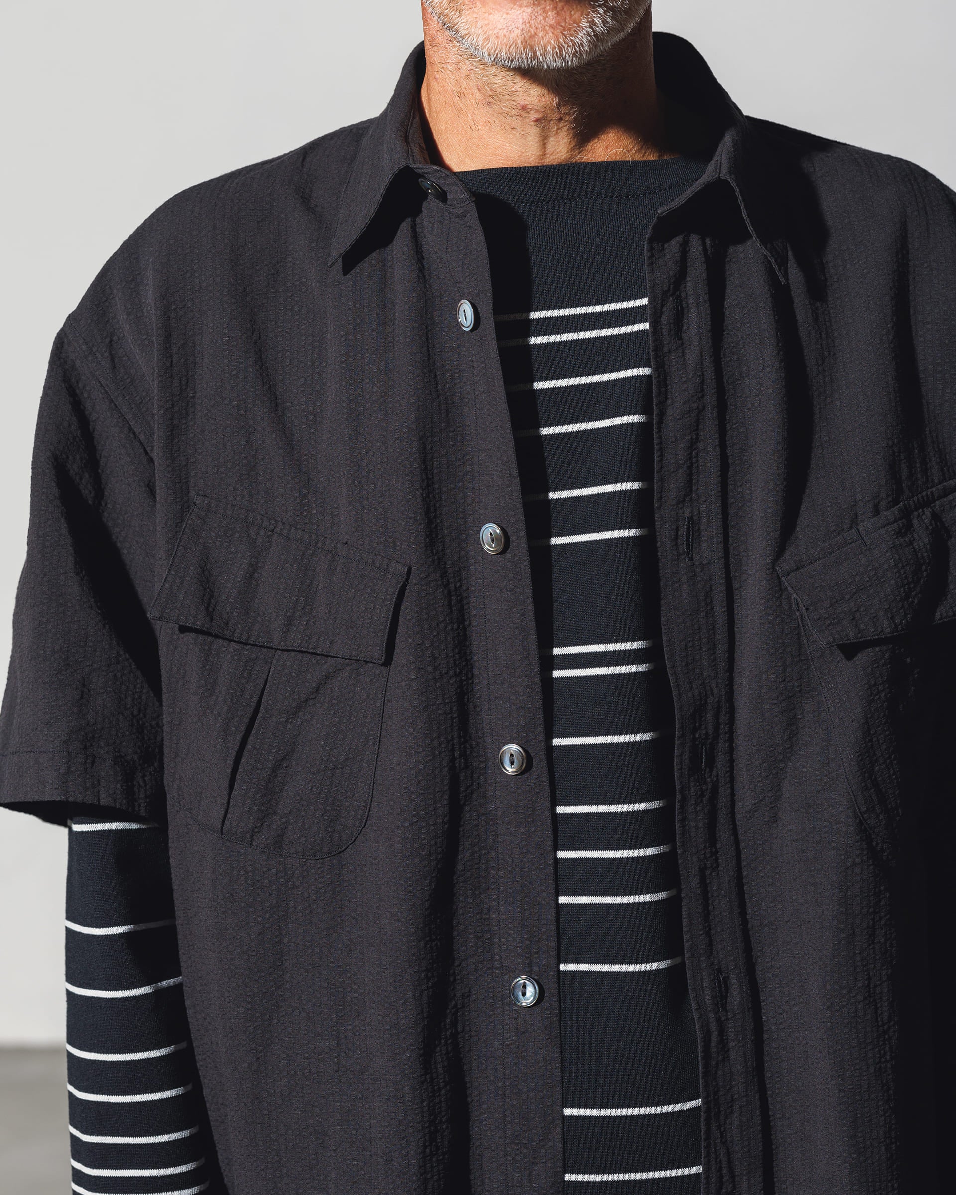 Basque Shirt - Black/White