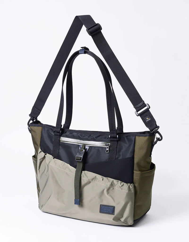 Scramble 2WAY Tote Bag - Khaki