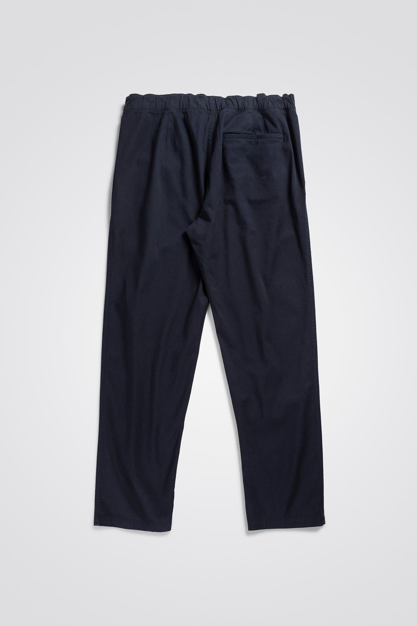 Ezra Relaxed Organic Stretch Twill Trouser - Dark Navy