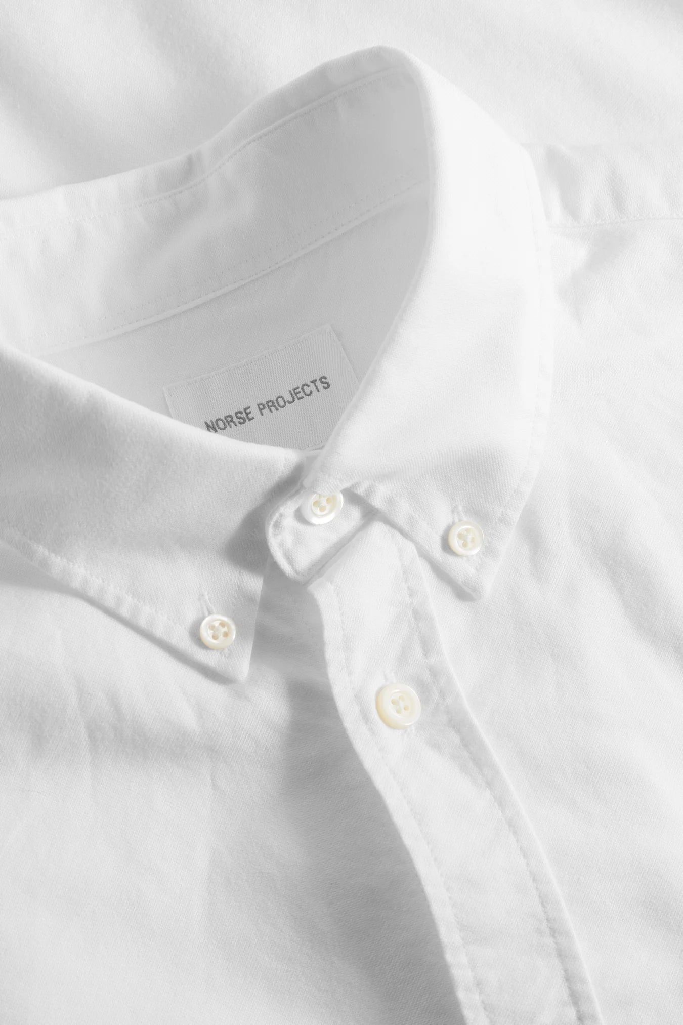 Norse Standard Oxford BD Shirt - White