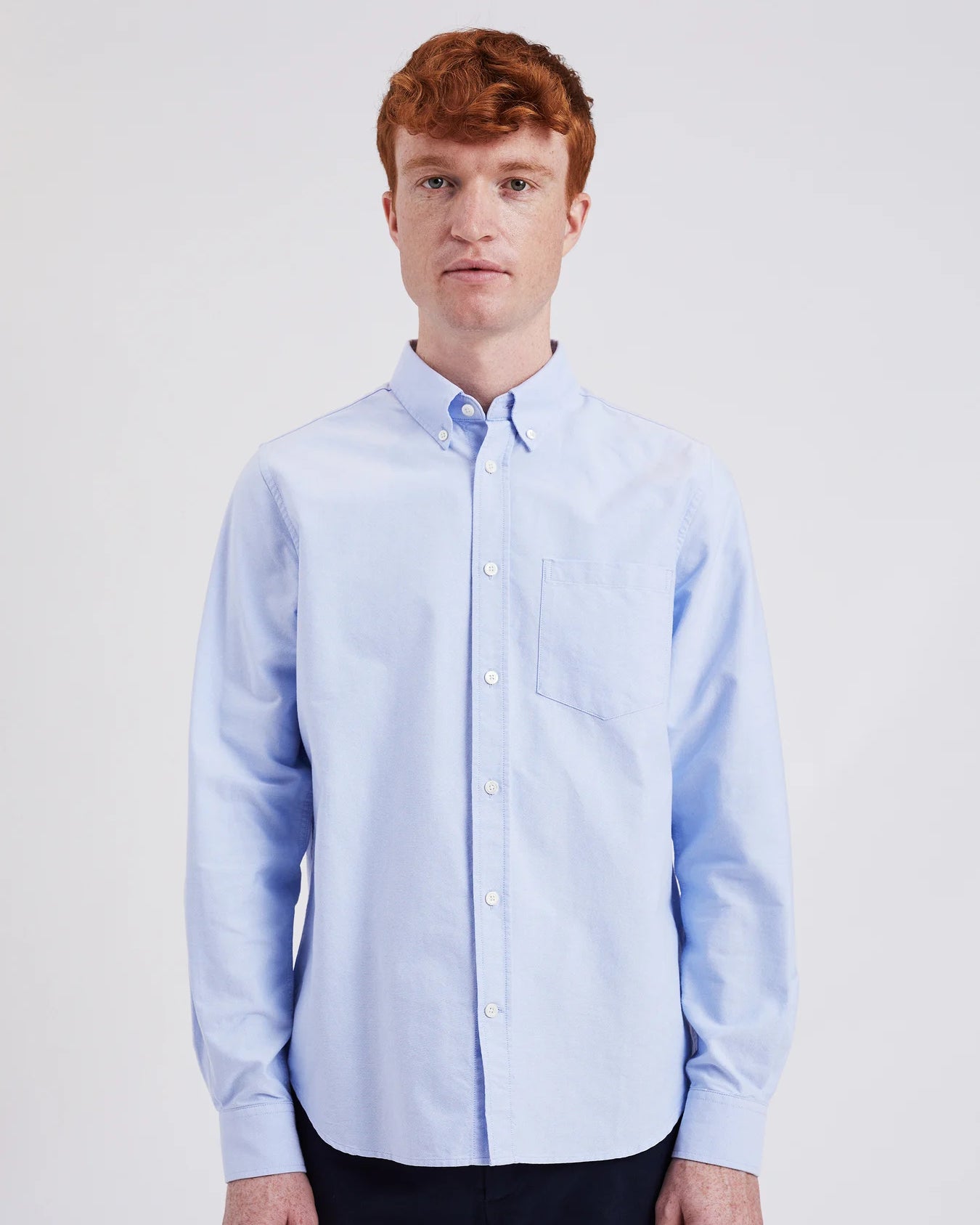 Norse Standard Oxford BD Shirt - Pale Blue