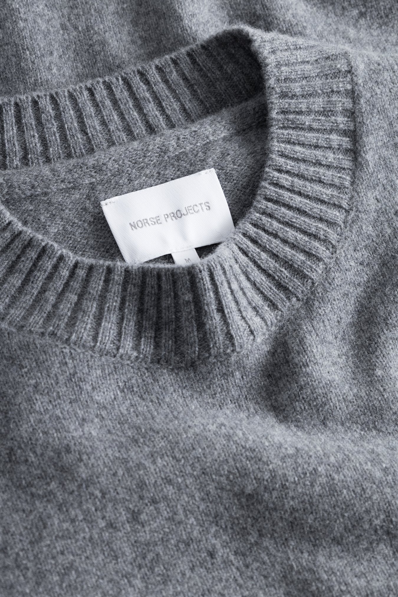 Norse Standard Merino Lambswool Sweater - Grey Melange