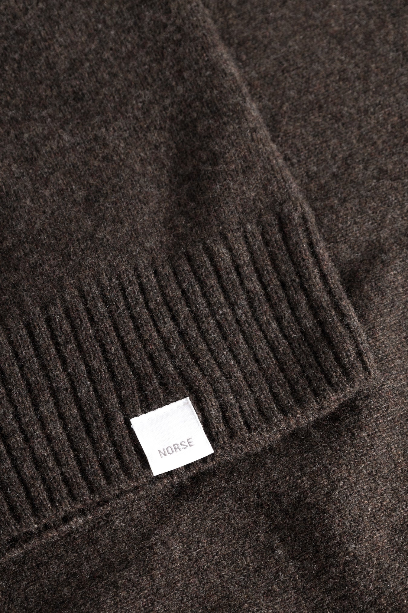 Norse Standard Merino Lambswool Polo - Heathland Brown