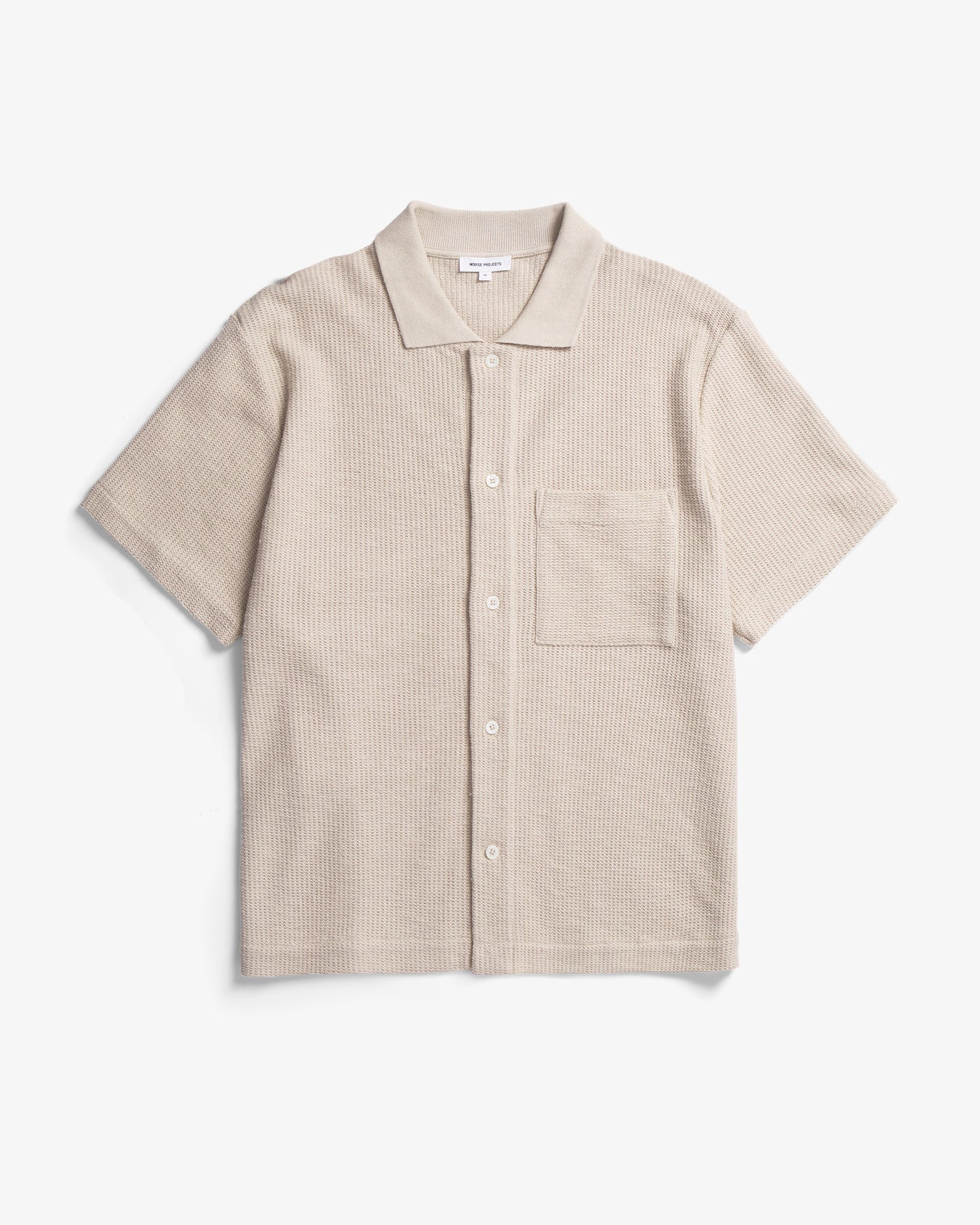 Gustav Crochet Jersey Shirt - Oatmeal