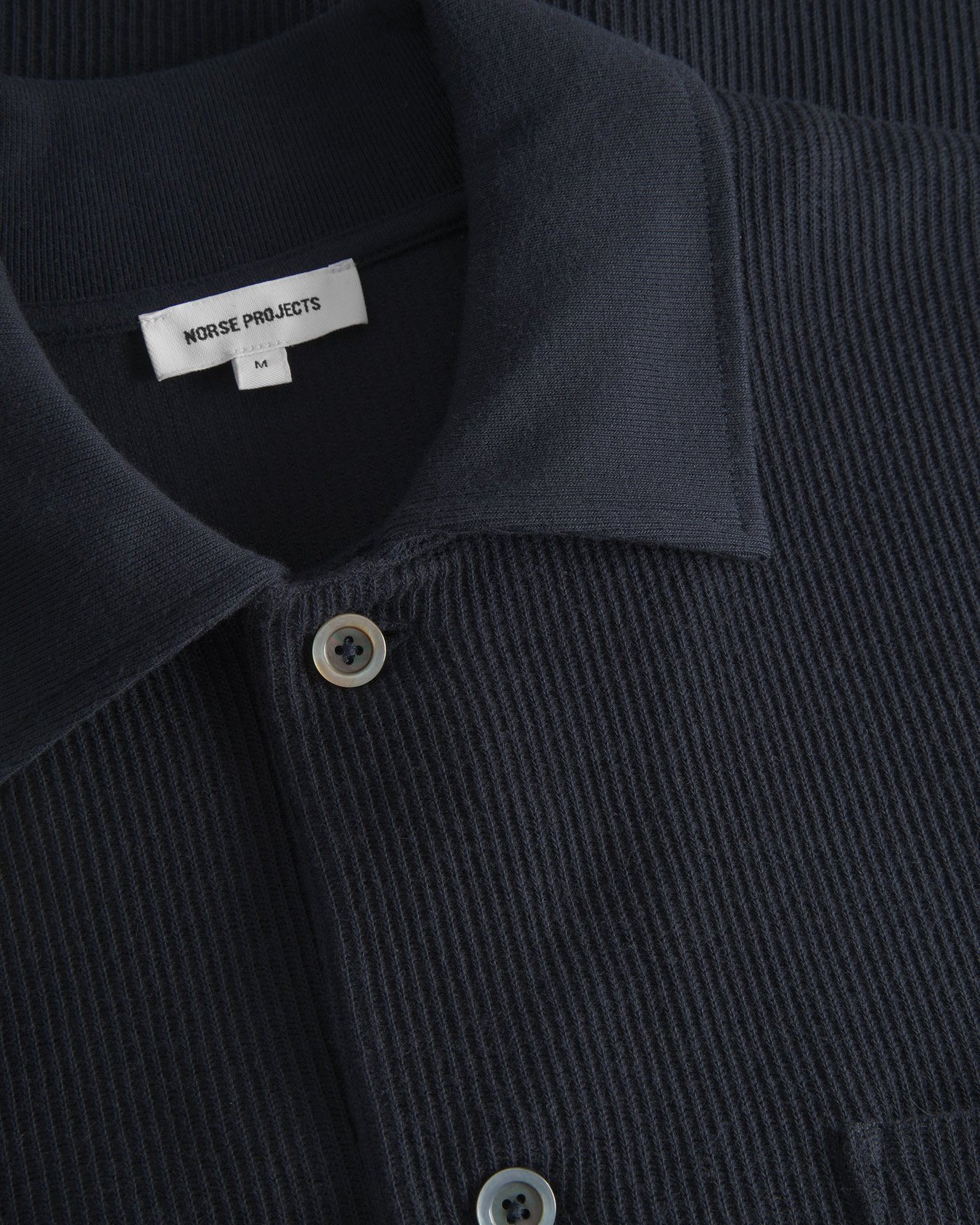 Jorn Double Face Overshirt - Dark Navy