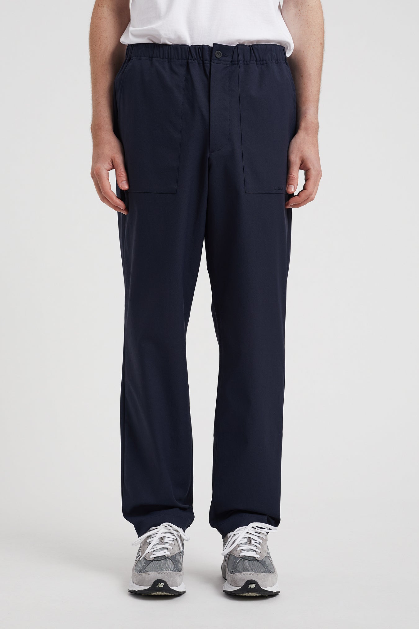 Ezra Fatigue Solotex Twill Trouser- Dark Navy