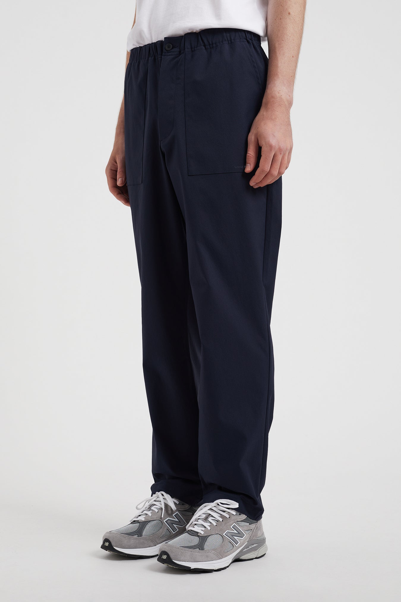 Ezra Fatigue Solotex Twill Trouser- Dark Navy