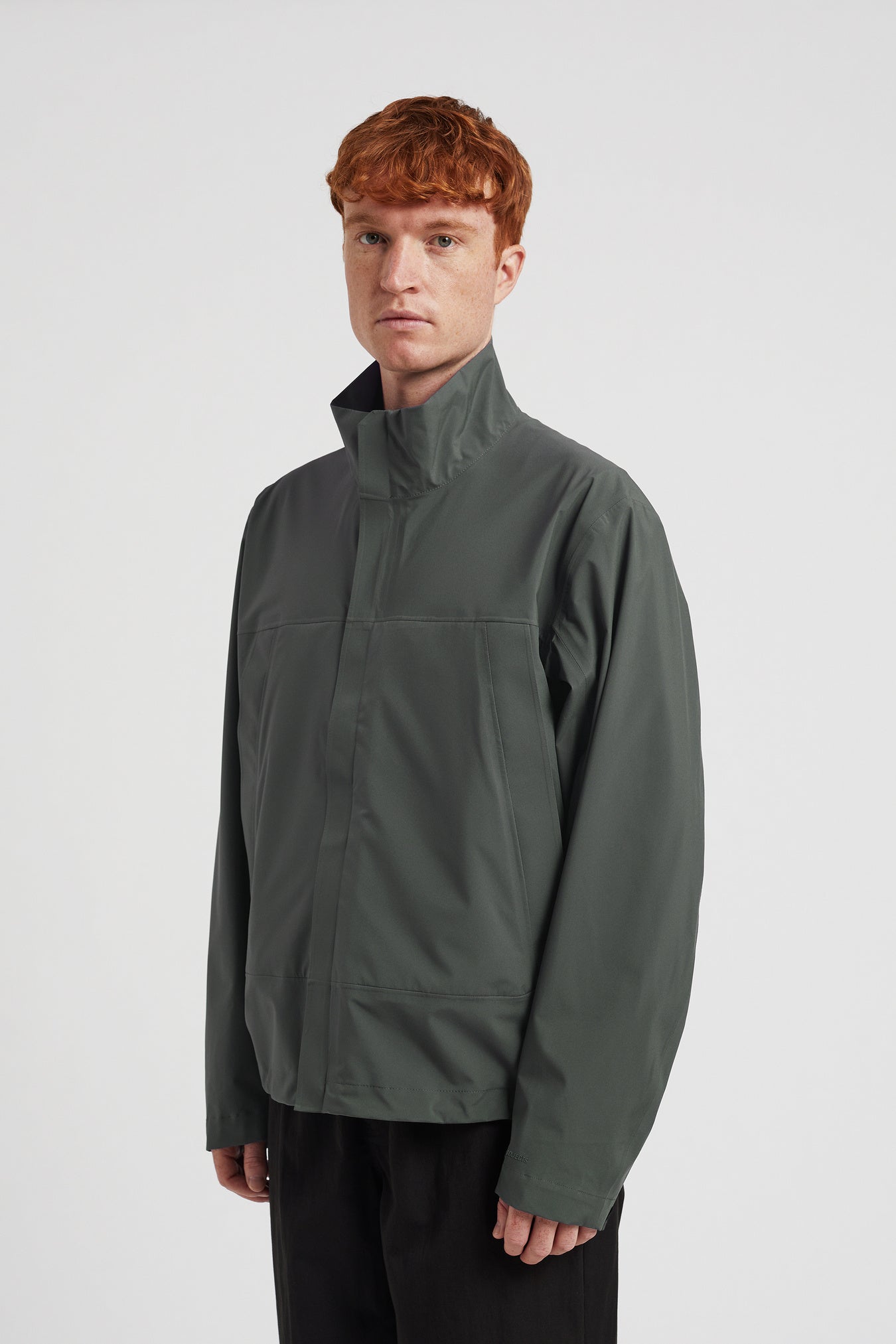 3L Waterproof Stand Collar Jacket - Black Olive