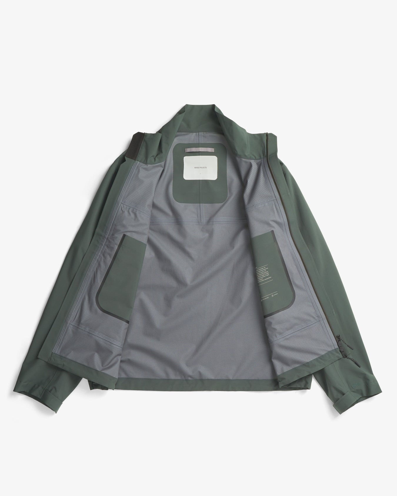 3L Waterproof Stand Collar Jacket - Black Olive