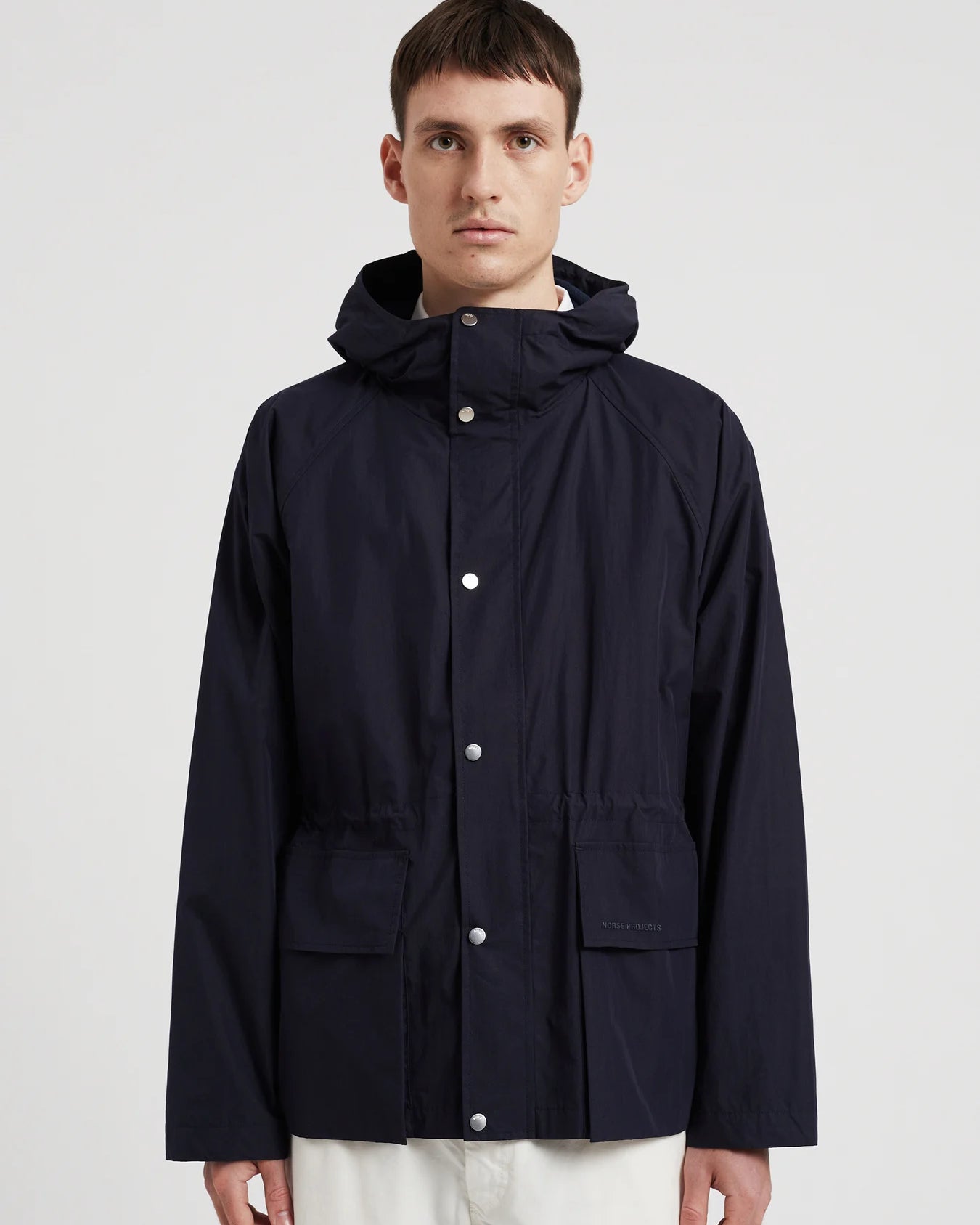 Herluf Tech Poplin Jacket - Dark Navy