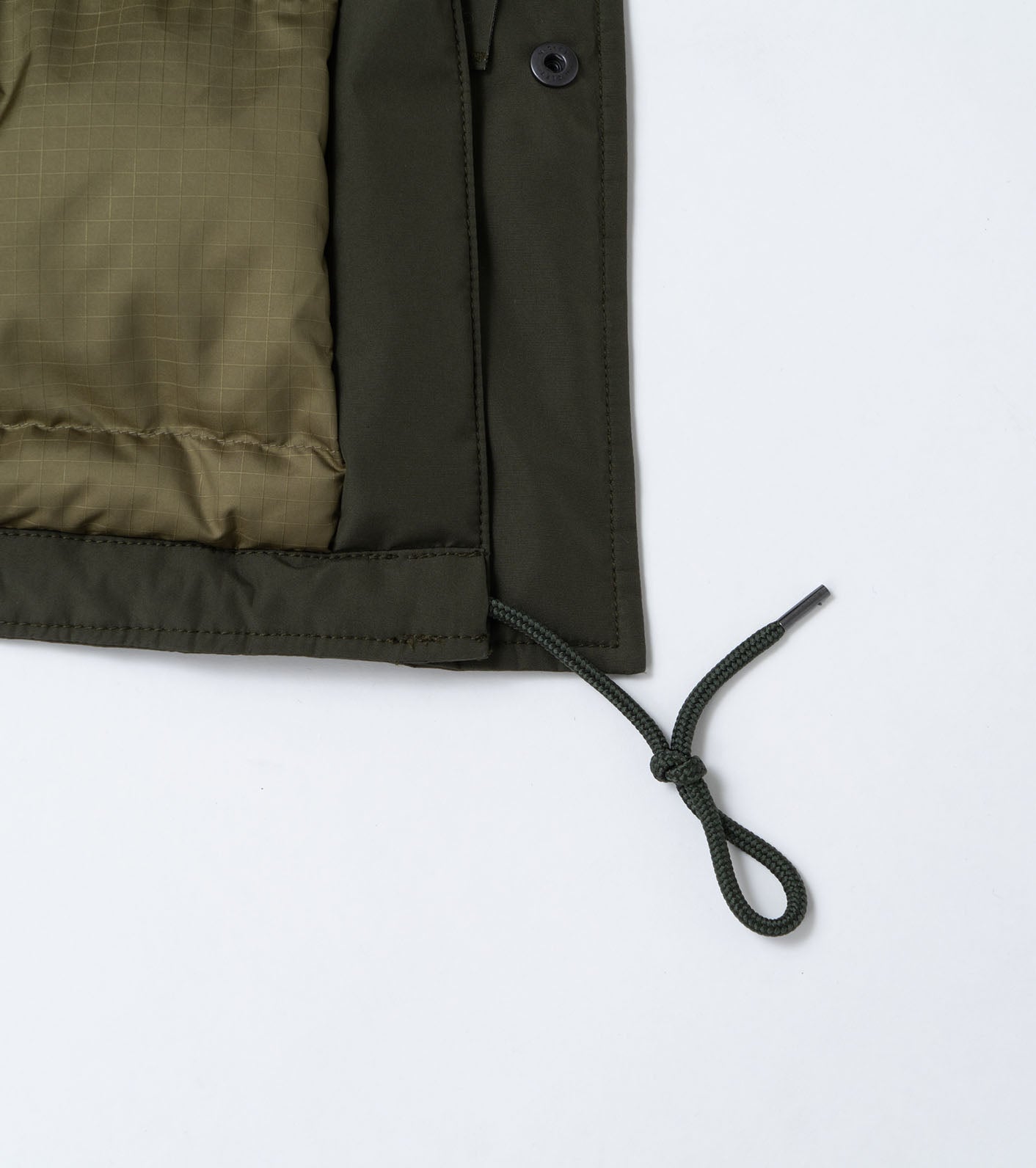 Gore-tex Long Down Coat - Khaki Green