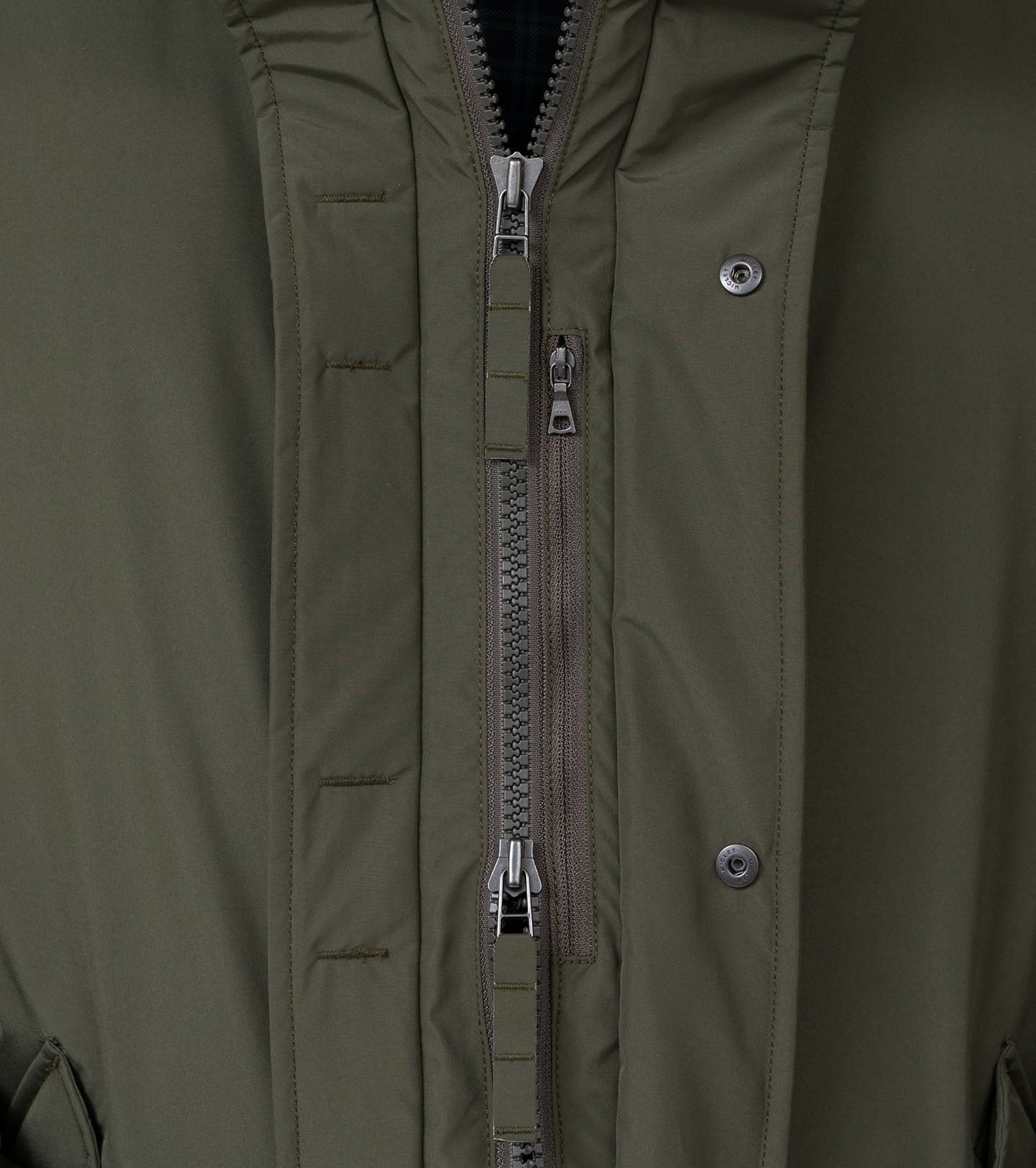 Gore-tex Long Down Coat - Khaki Green