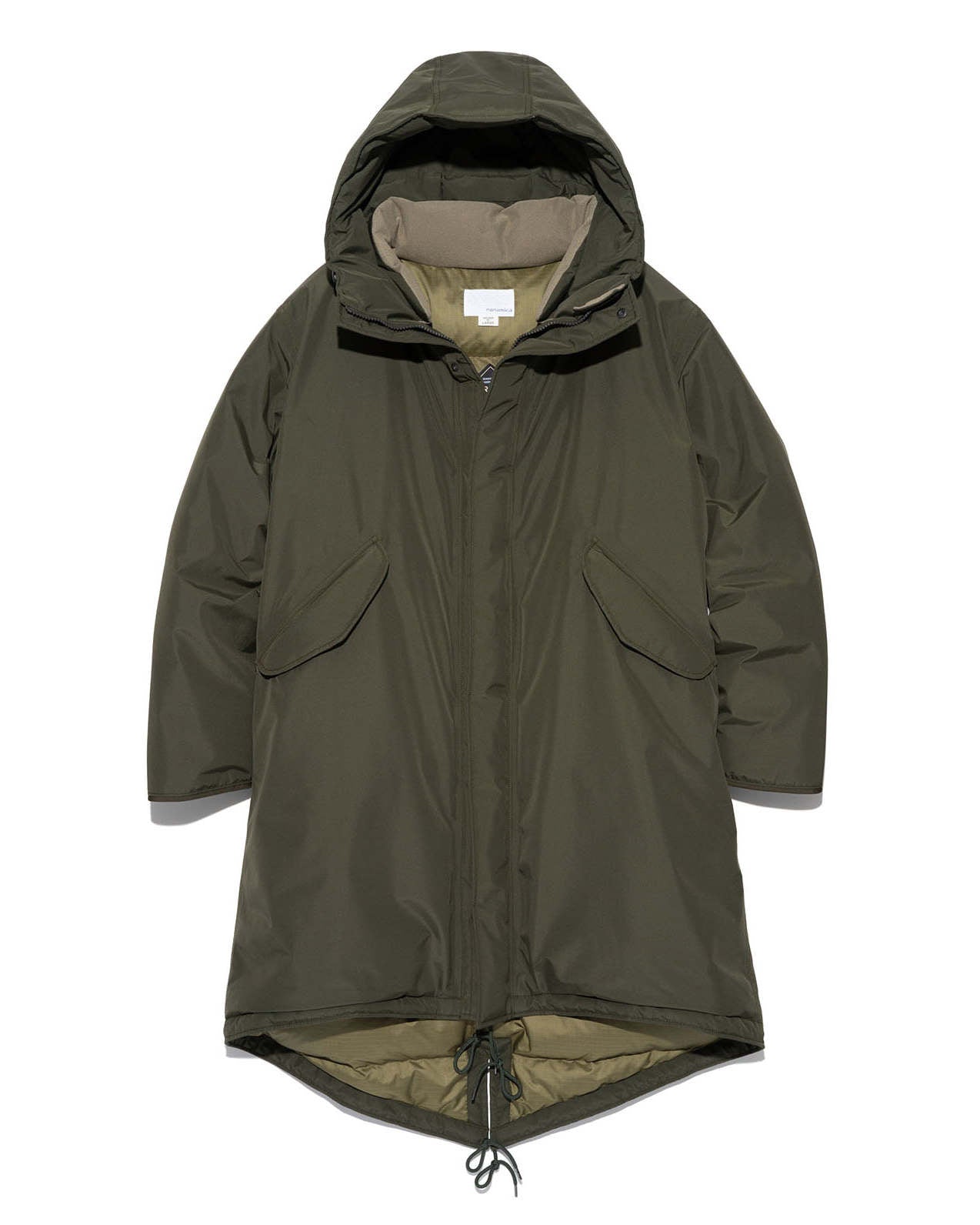 Gore-tex Long Down Coat - Khaki Green