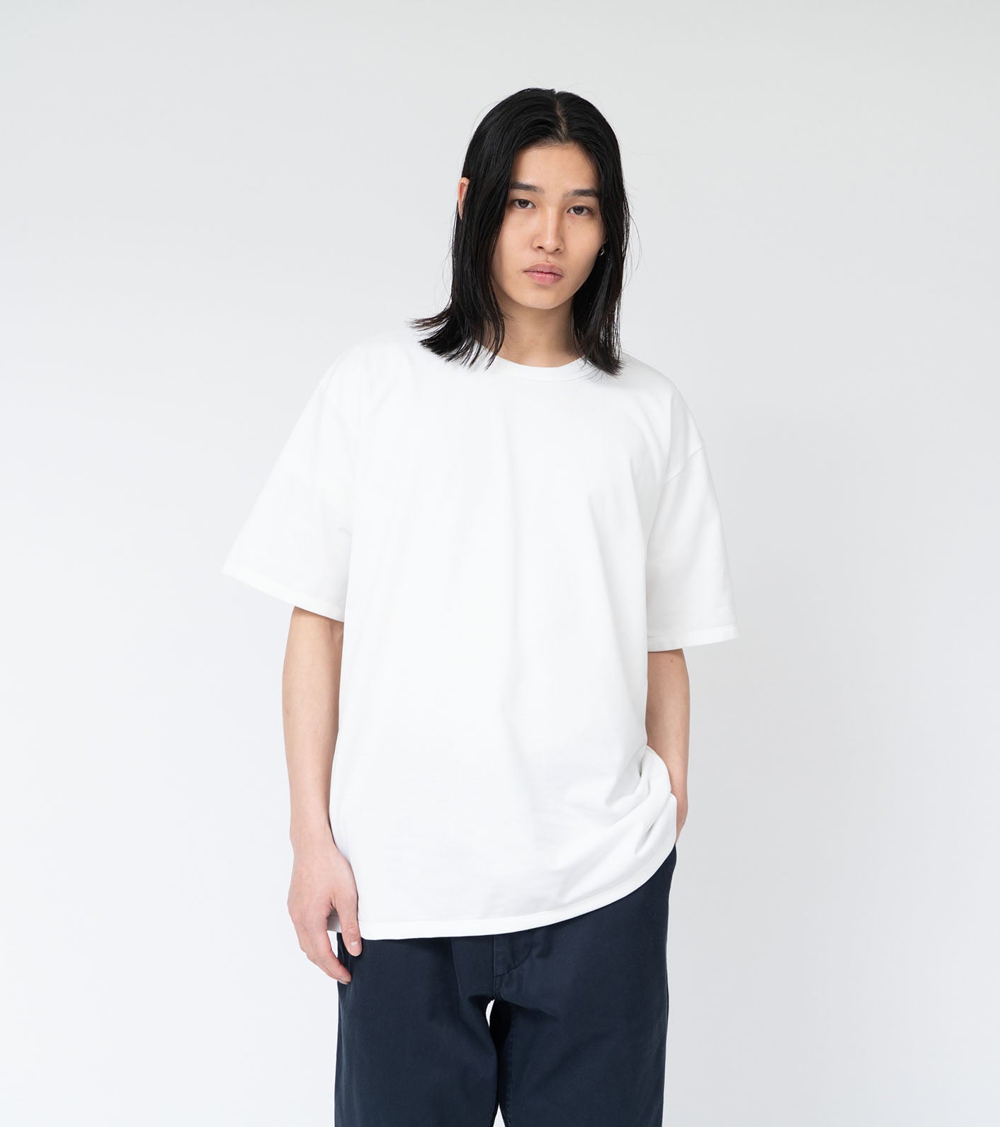 Loopwheel COOLMAX Jersey Tee - White