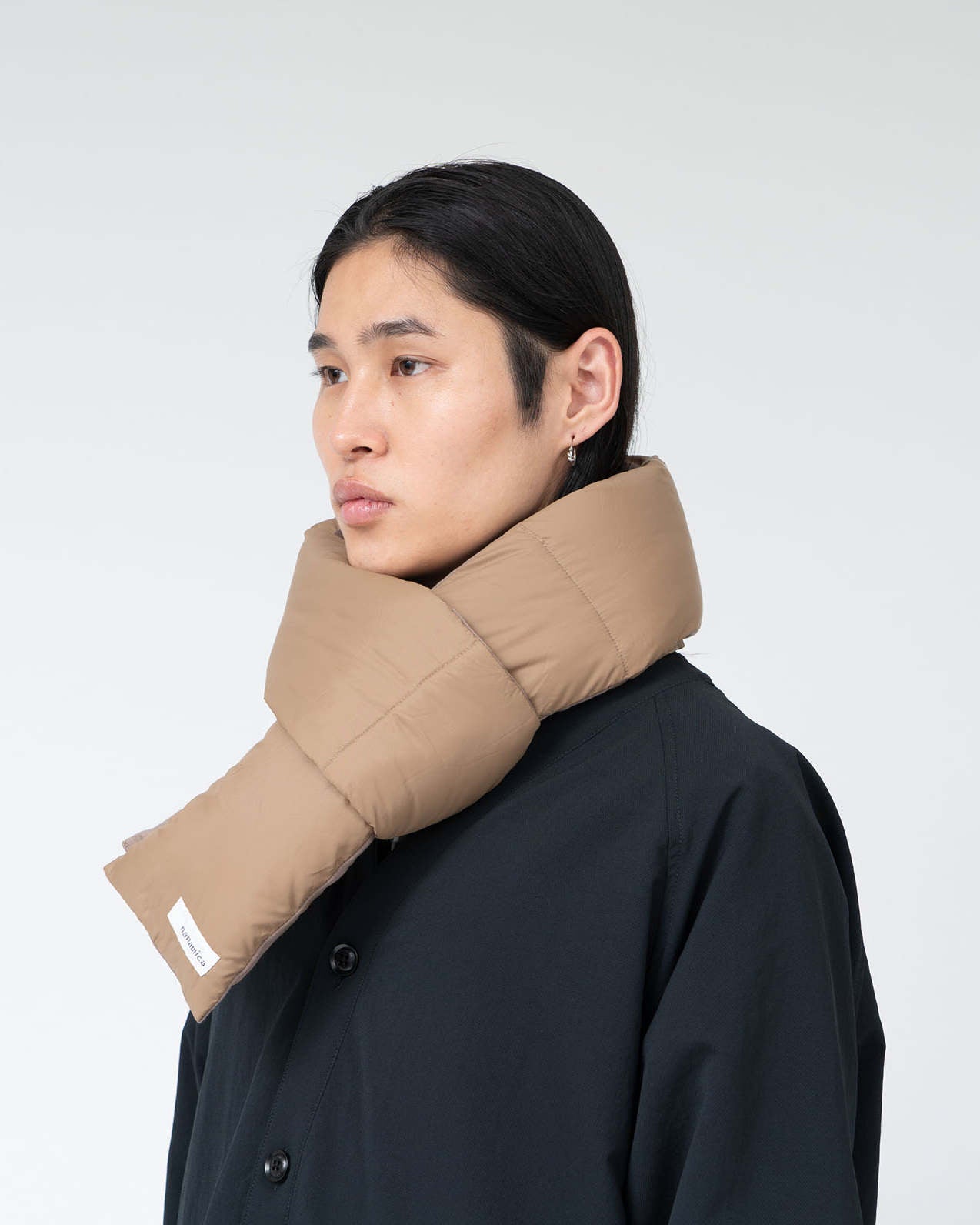 Down Muffler - Khaki