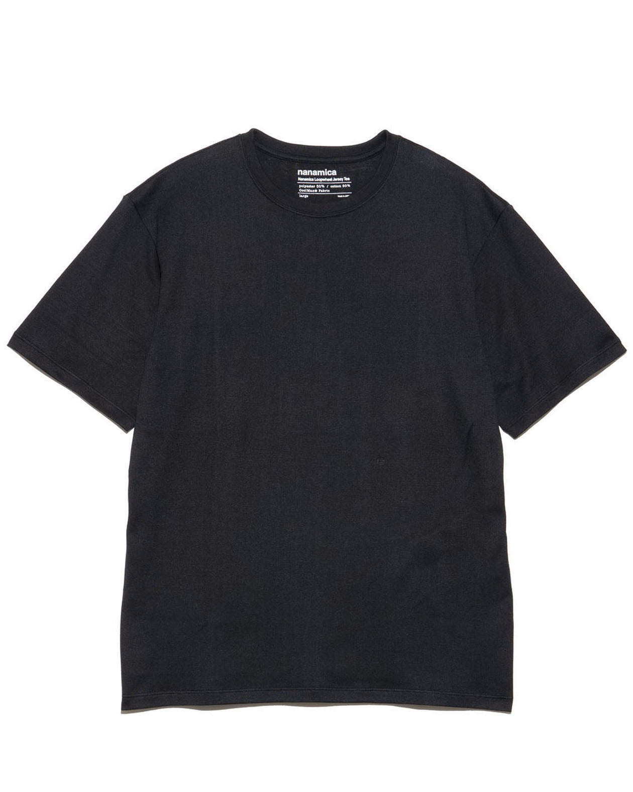 Loopwheel COOLMAX Jersey Tee - Black