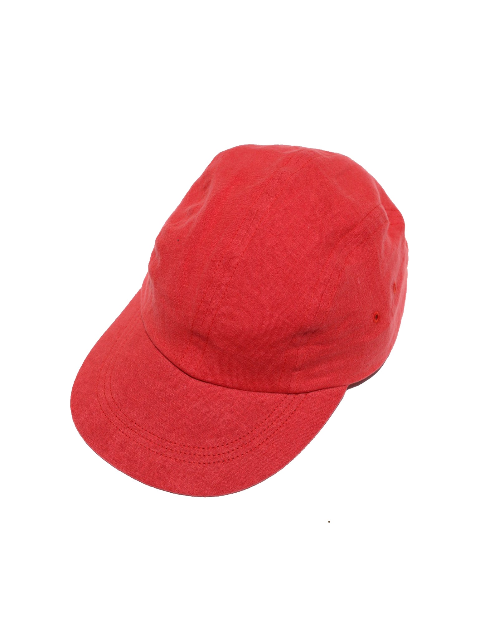 French Linen Kyoto Cap - Red