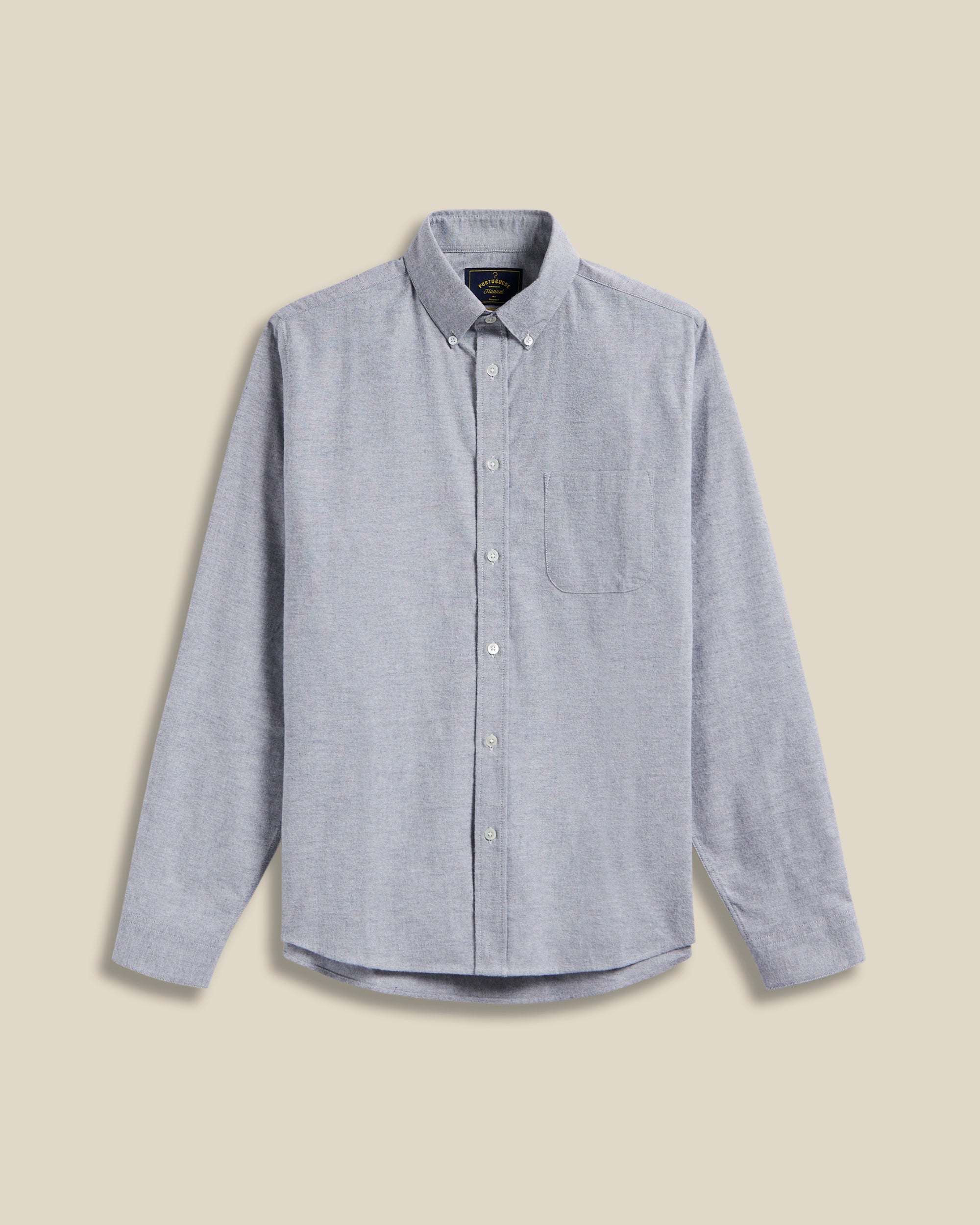 Brushed Oxford Shirt - Blue