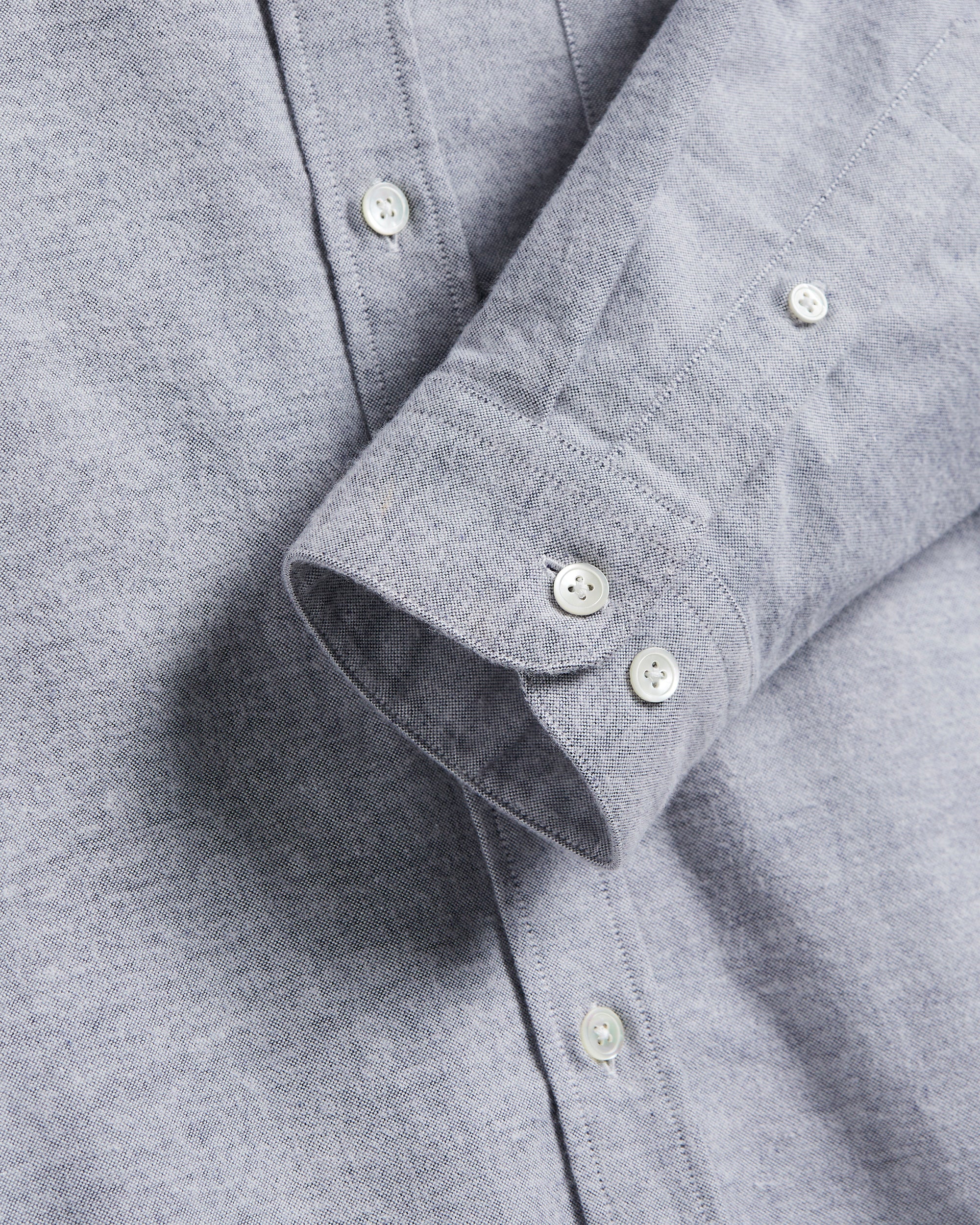 Brushed Oxford Shirt - Blue