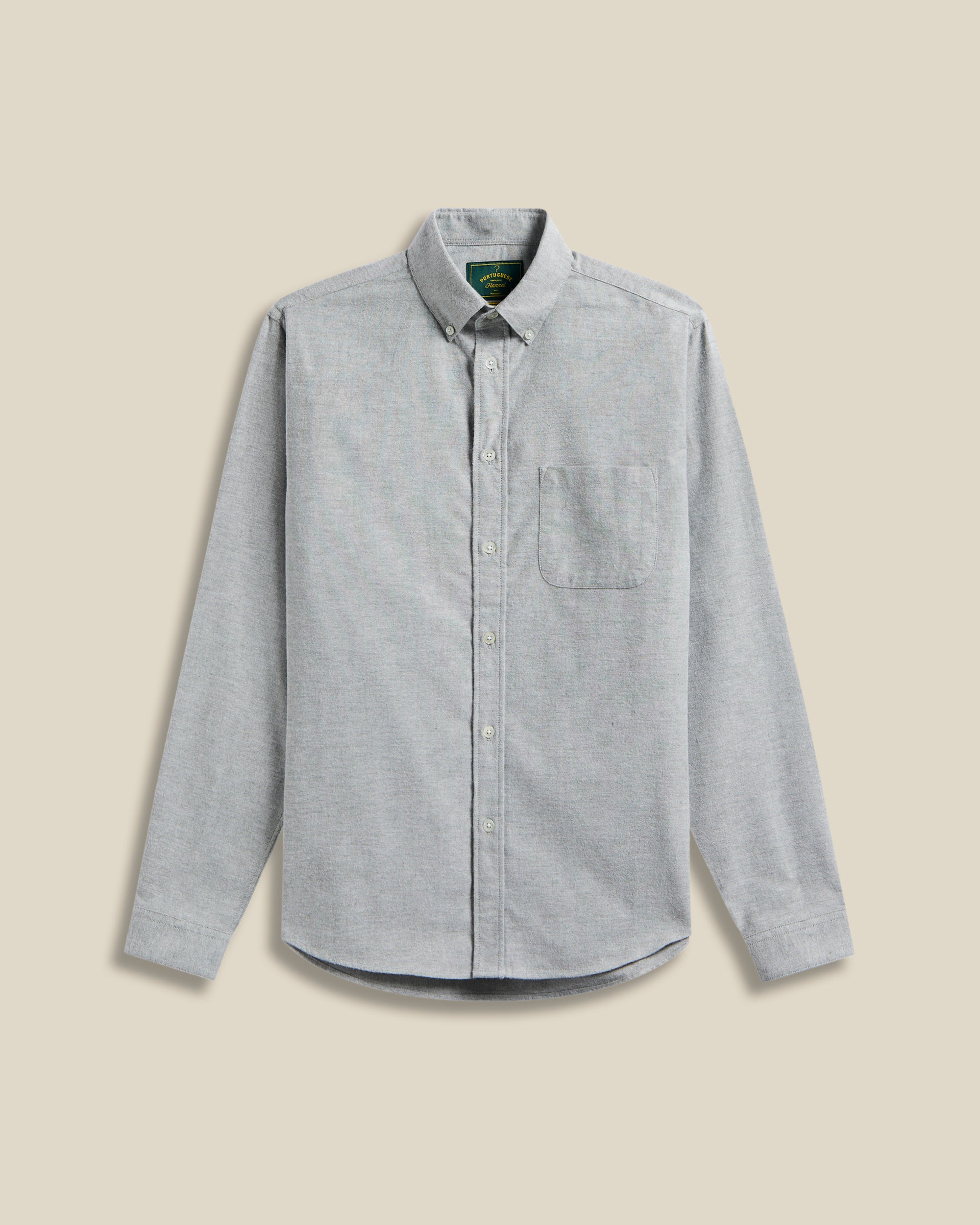 Brushed Oxford Shirt - Moss Green