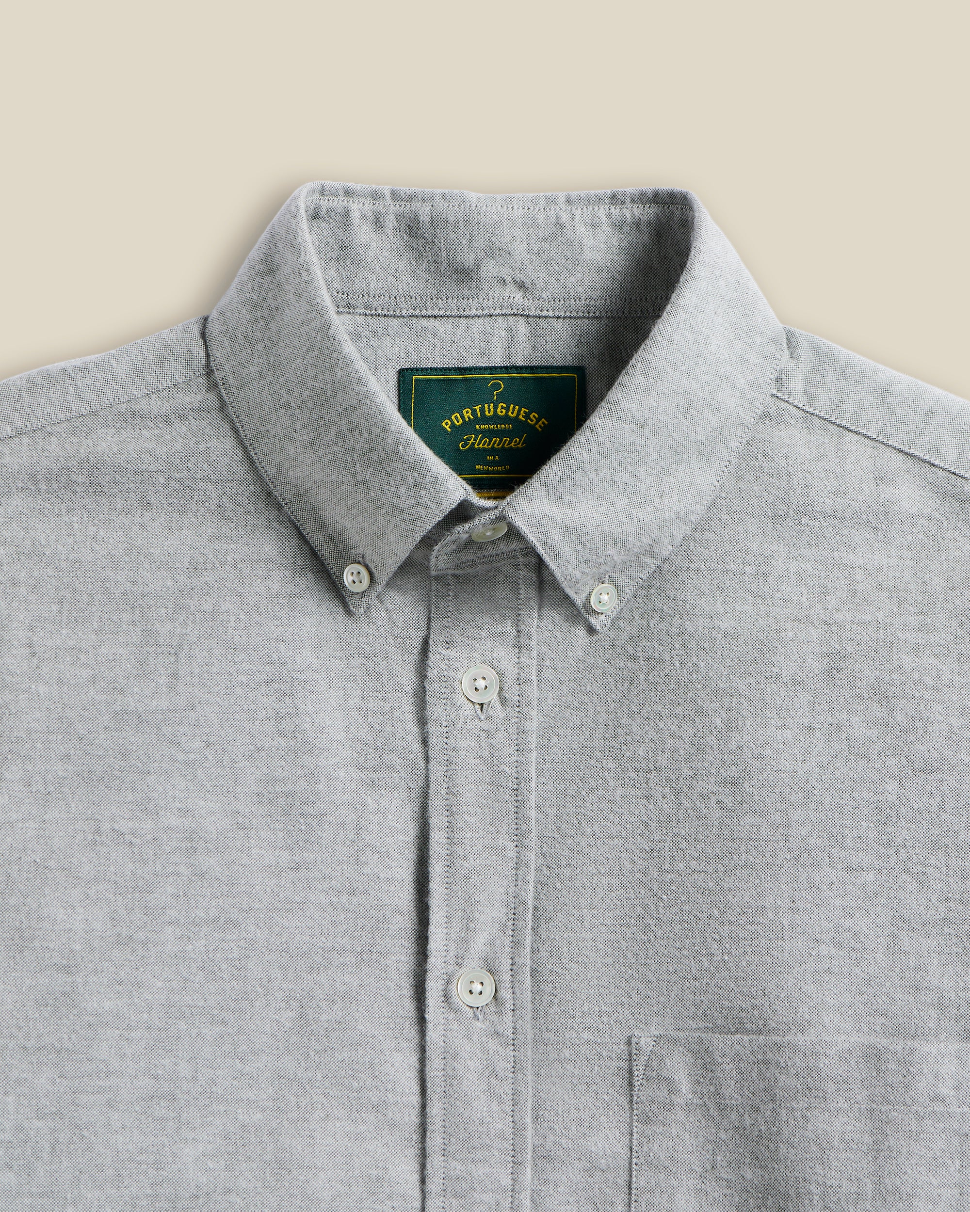 Brushed Oxford Shirt - Moss Green