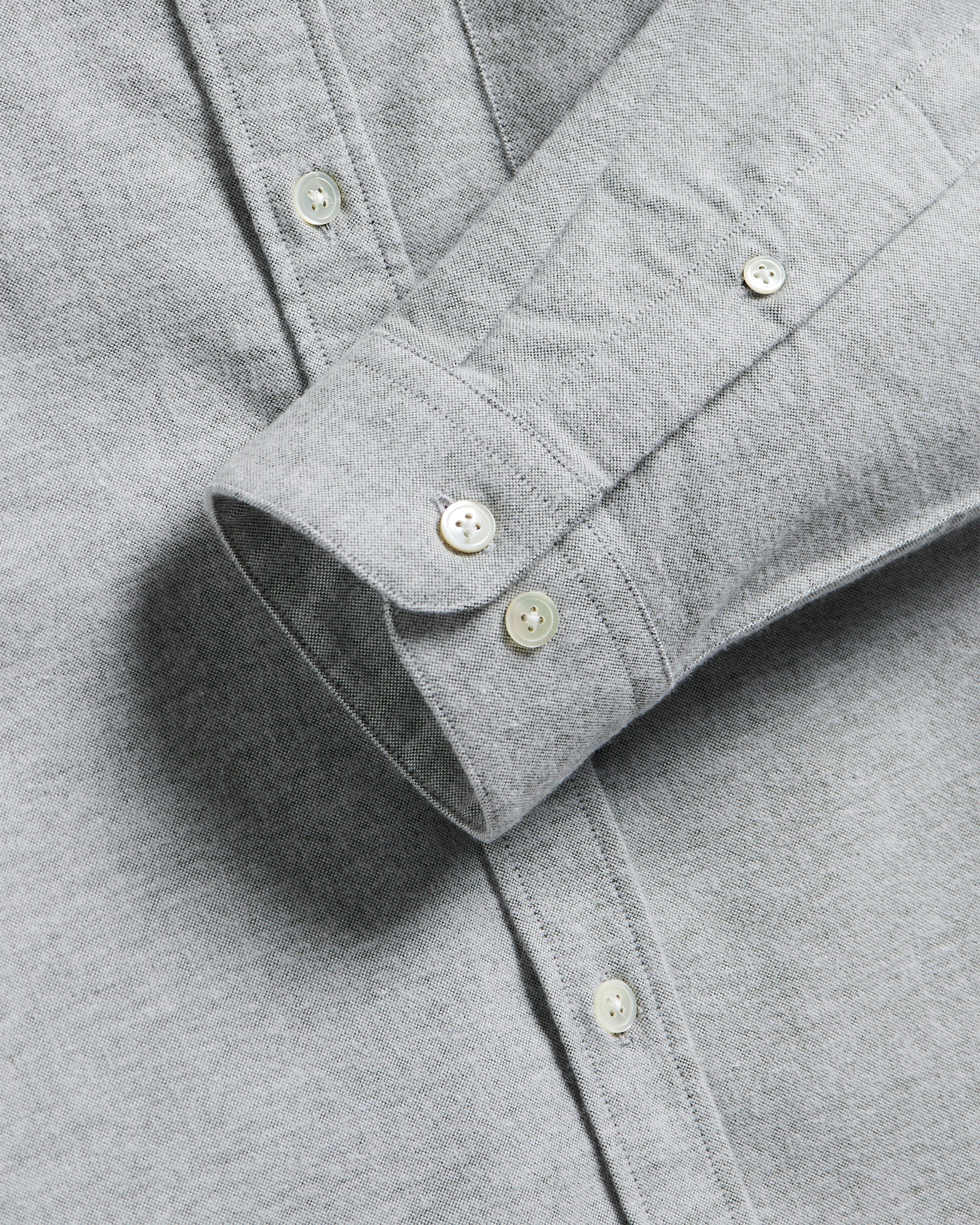 Brushed Oxford Shirt - Moss Green