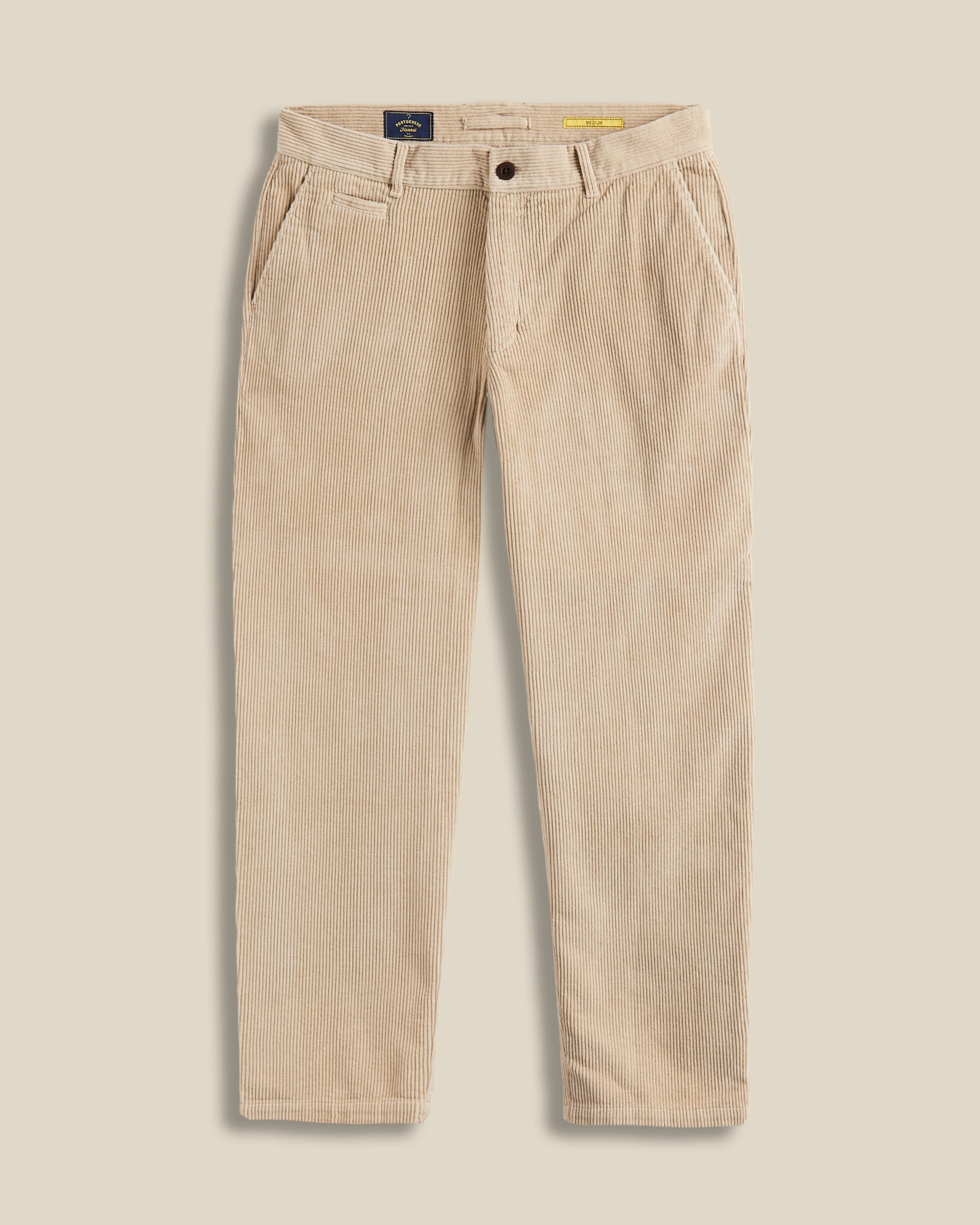 Corduroy Trousers - Beige