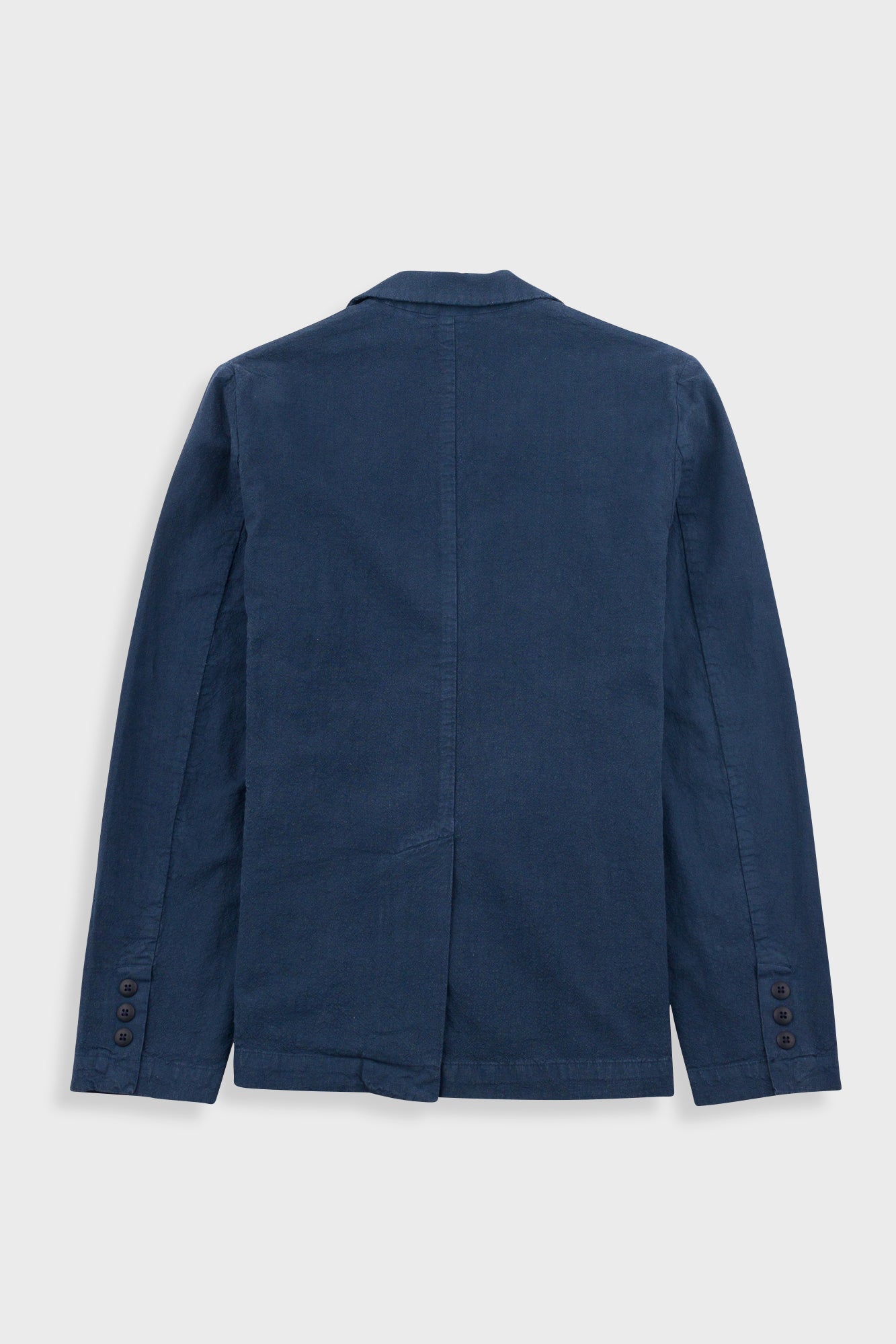 Cotton Linen Blazer - Soft Navy