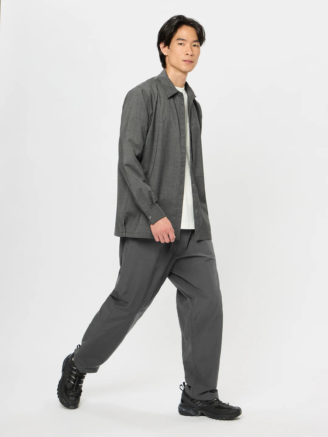 Relax Straight Easy Pants - Deep Charcoal