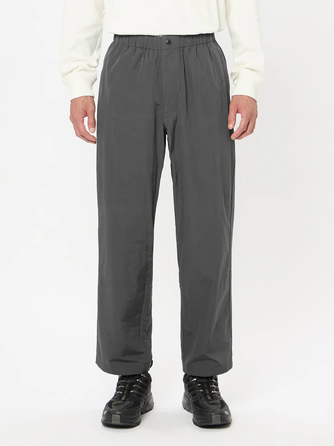 Relax Straight Easy Pants - Deep Charcoal