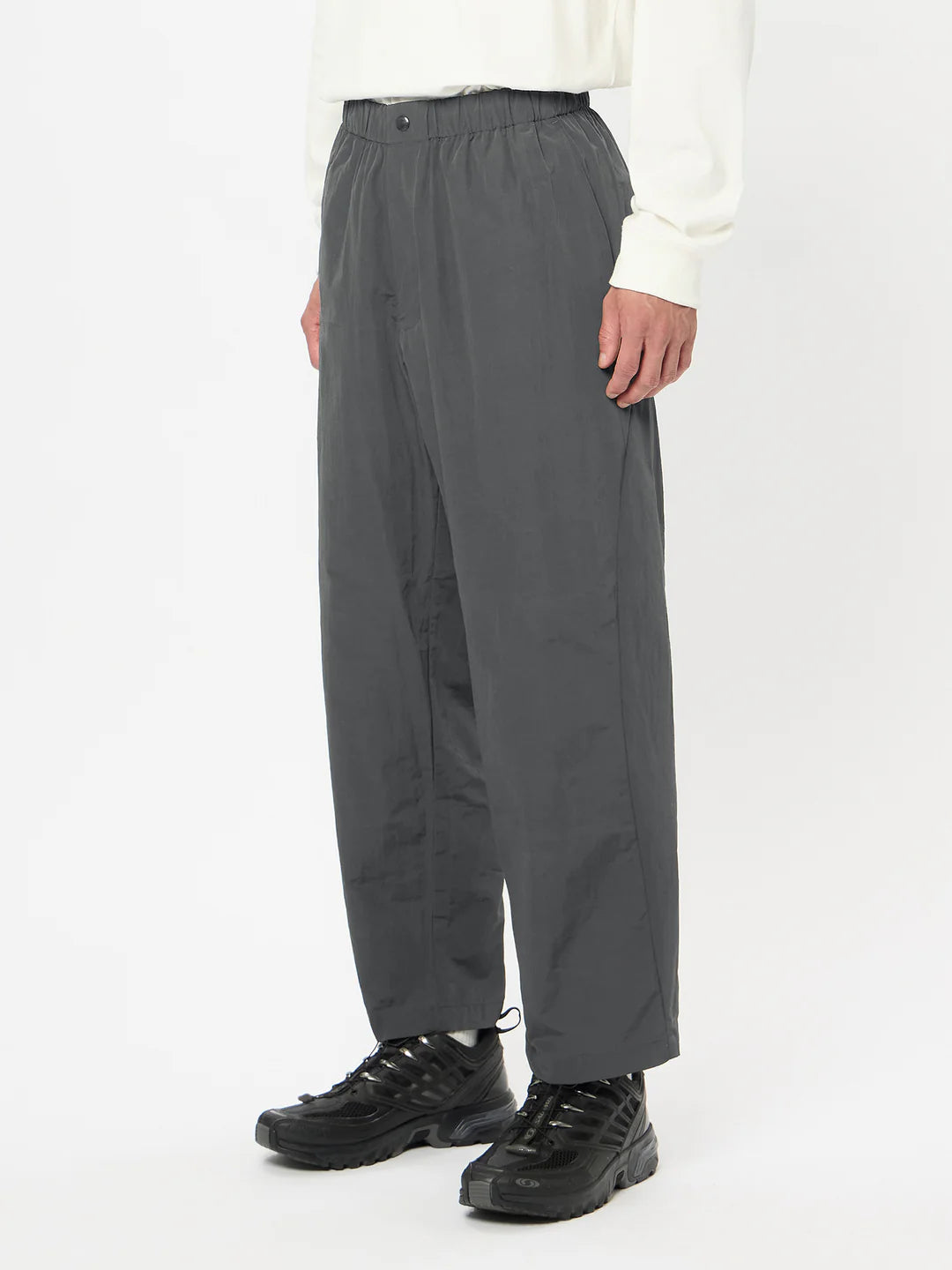 Relax Straight Easy Pants - Deep Charcoal