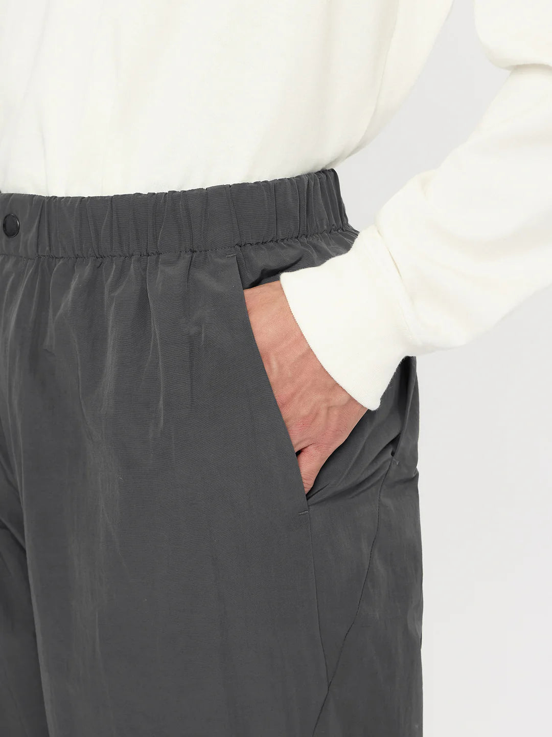 Relax Straight Easy Pants - Deep Charcoal