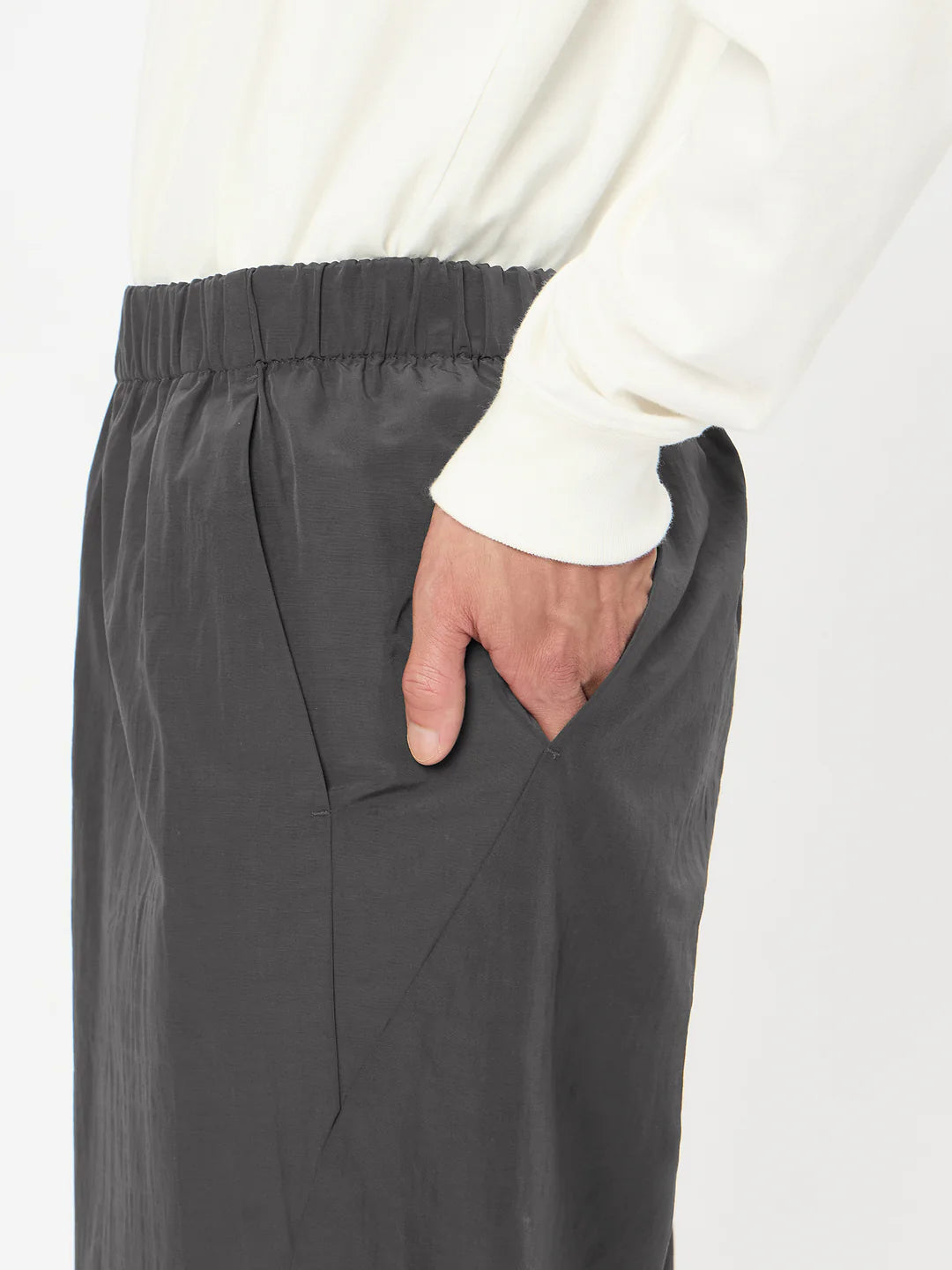 Relax Straight Easy Pants - Deep Charcoal