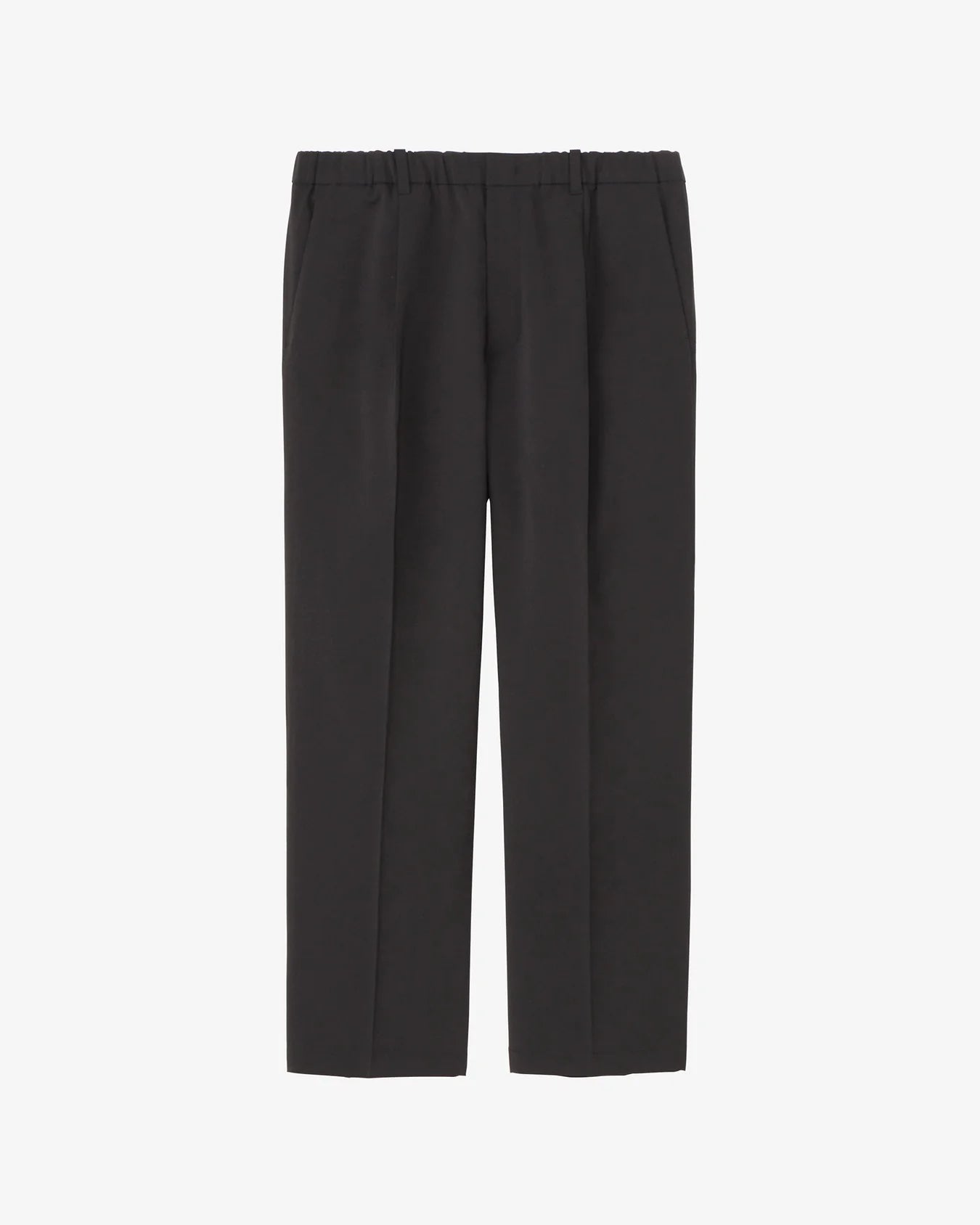 One Tuck Straight Pants - Black