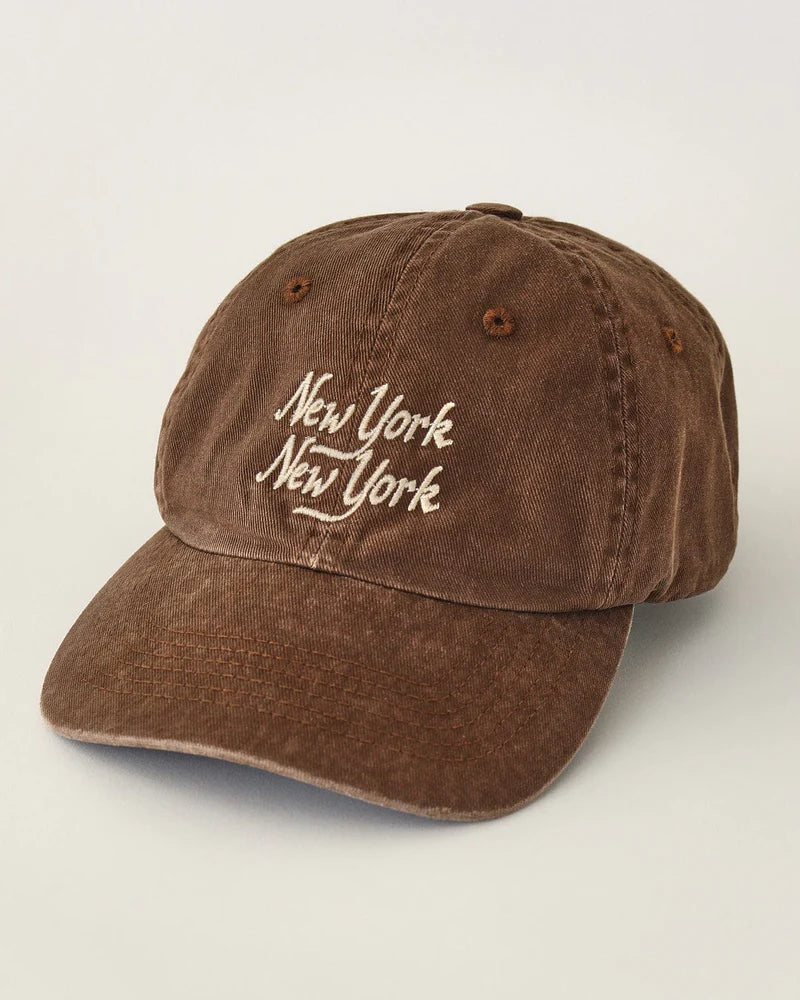 Ny Ny Script Hat - Umber