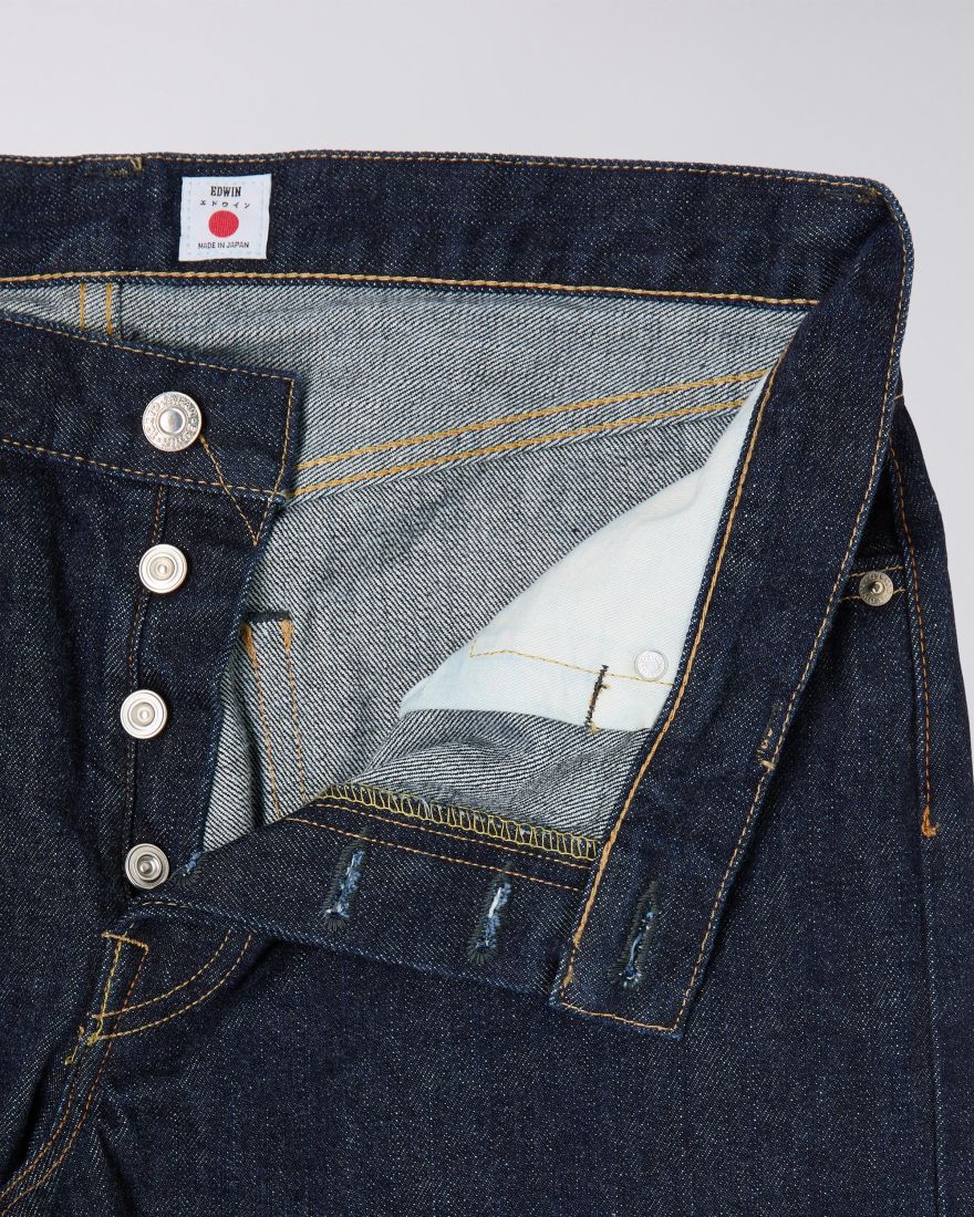 Regular Tapered 14oz Kurabo Recycle Denim Red Selvage - Blue Rinsed