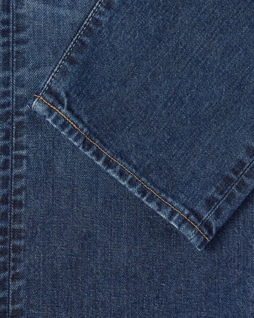 Regular Tapered - 13oz Kaihara Pure Indigo Stretch Denim - Blue, Light Used aw24