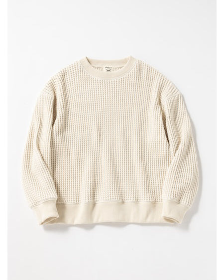 Waffle Crewneck - Ivory