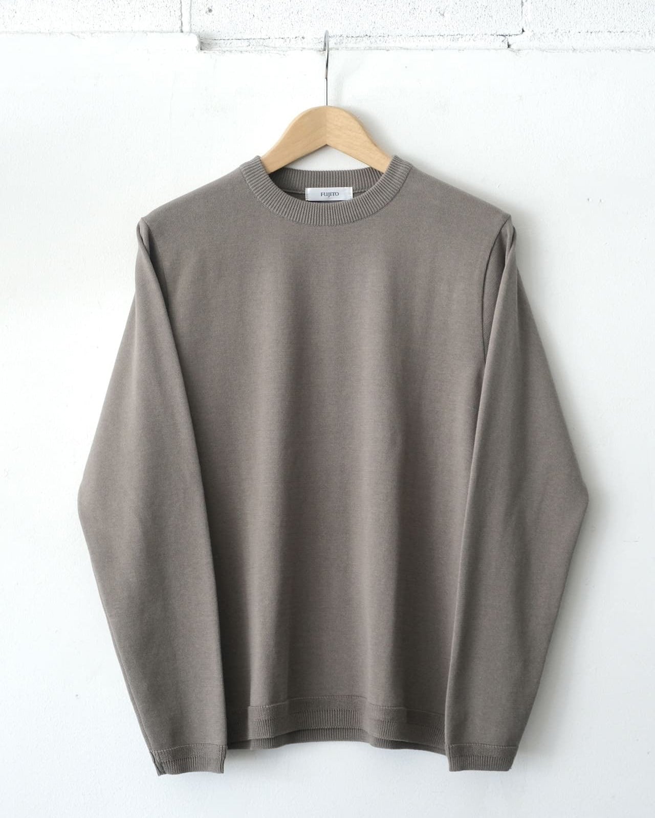 L/S Knit T-Shirt - Gray