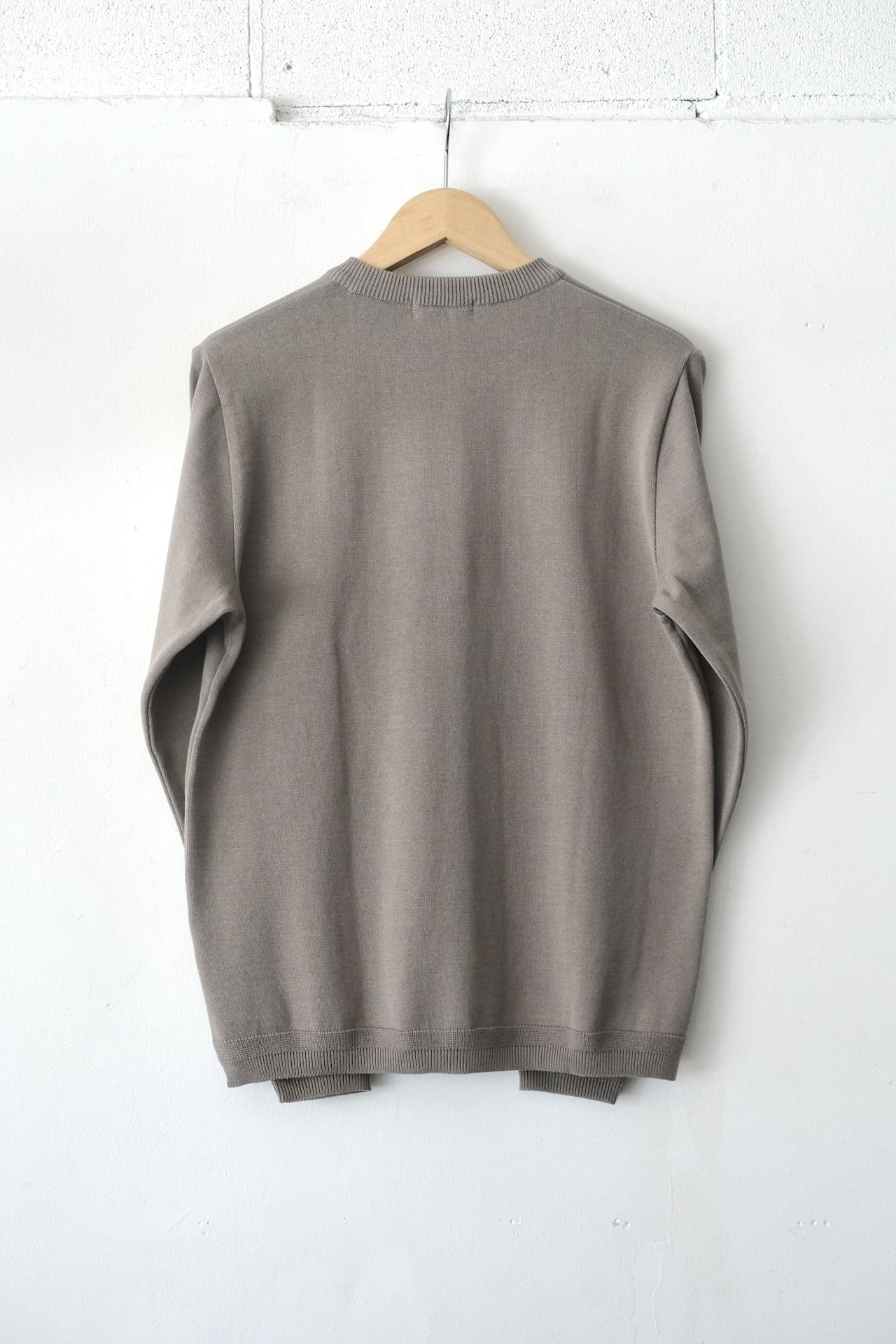 L/S Knit T-Shirt - Gray