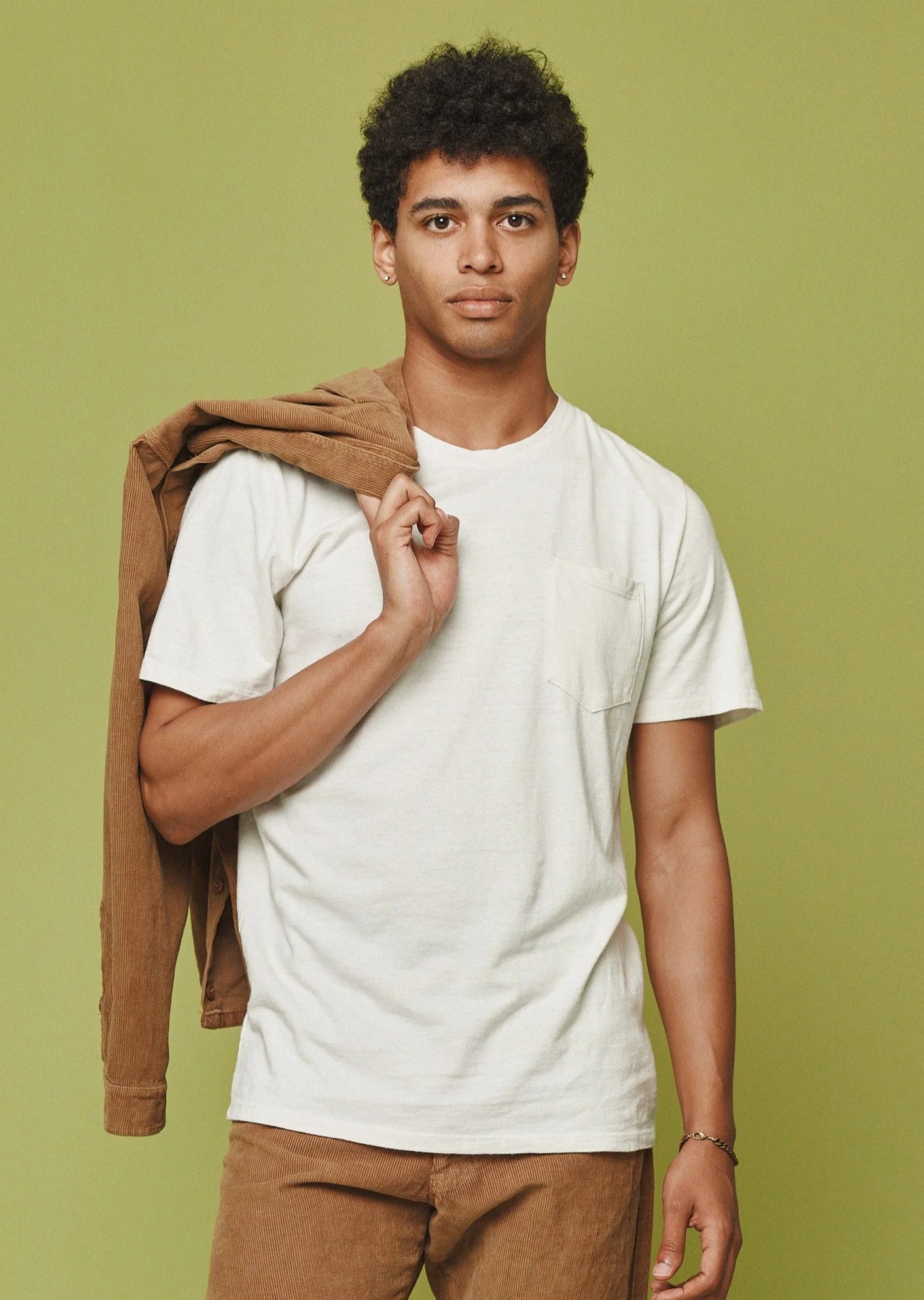 Baja Pocket Tee - Washed White