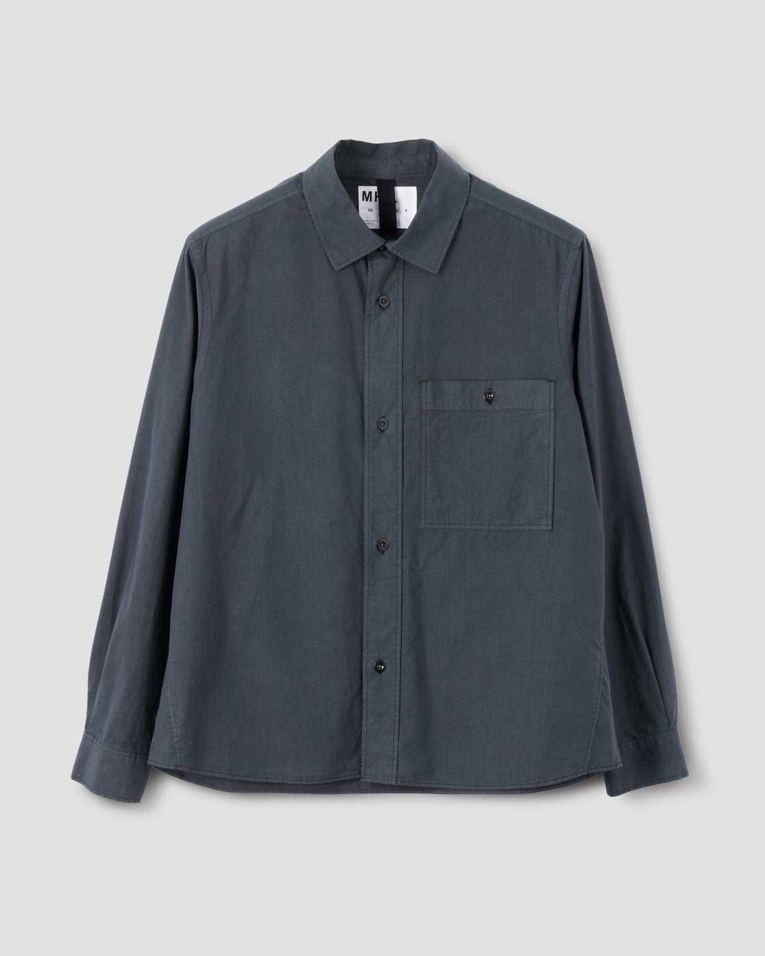 Overall Shirt Cotton Lyocell - Asphalt