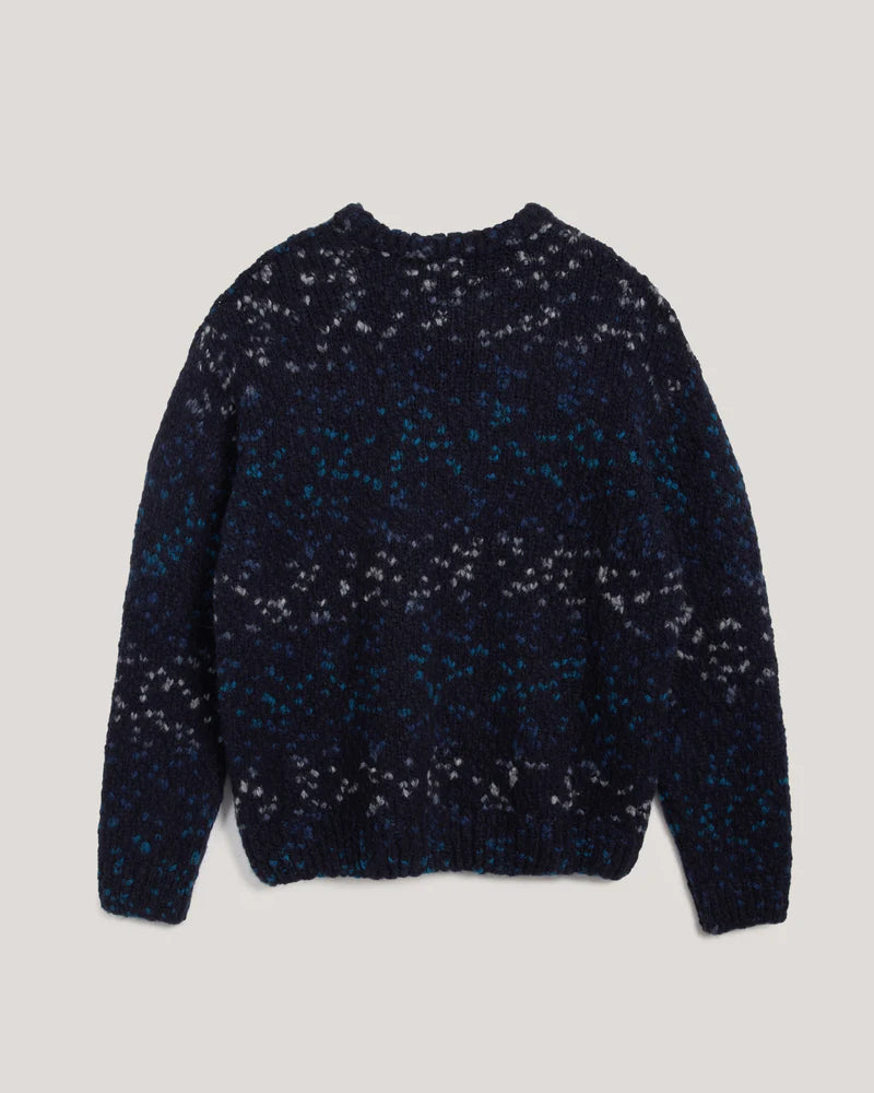 Undertone Boxy Crew Knit - Navy