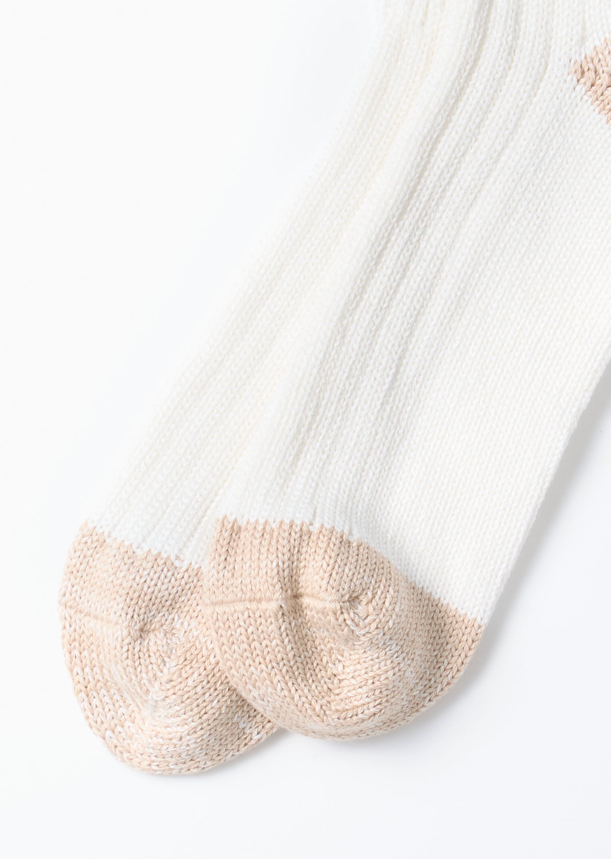 O.S. Ribbed Ankle - White/Ivy Green