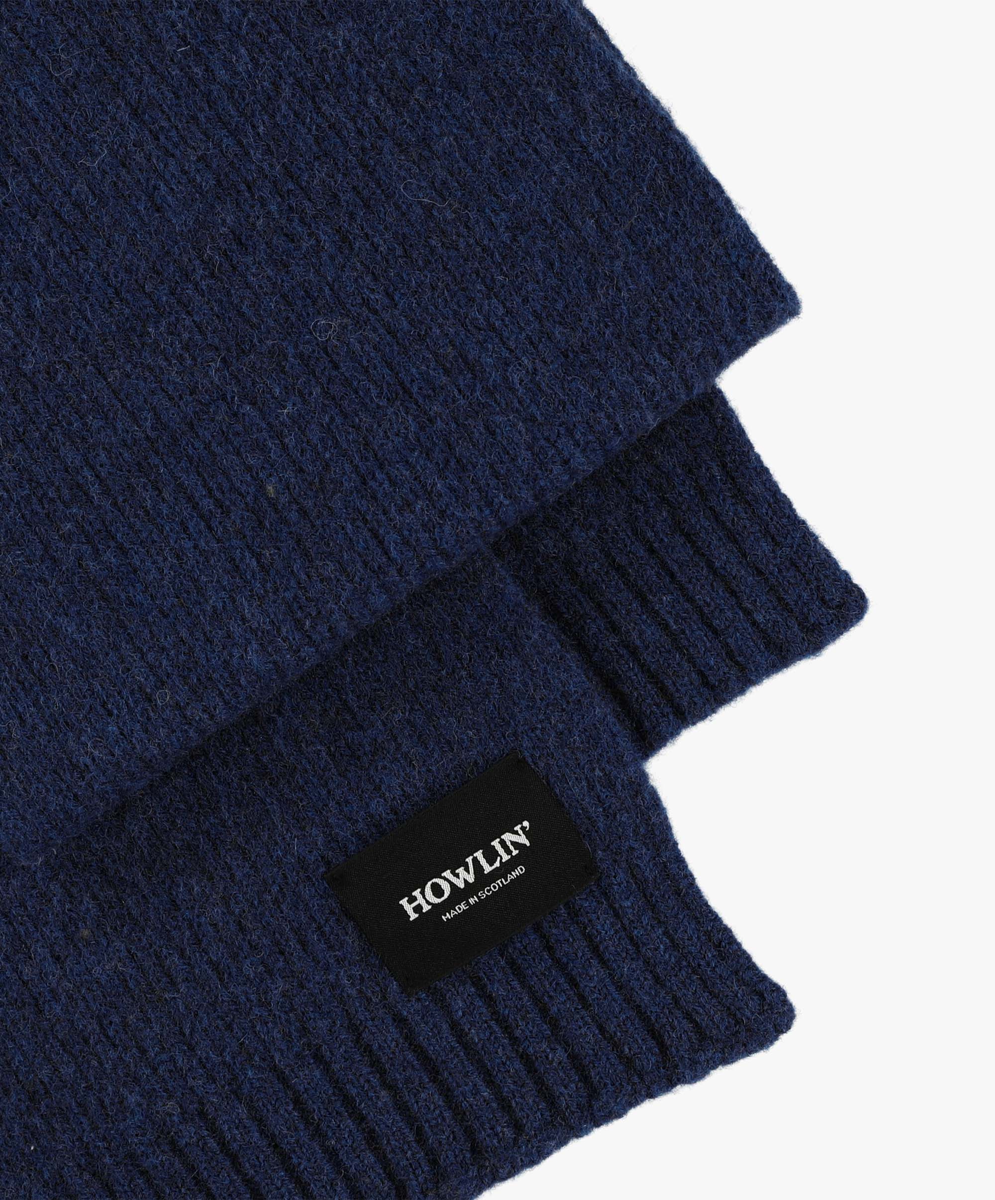 Shaggy Bear Scarf - Navy