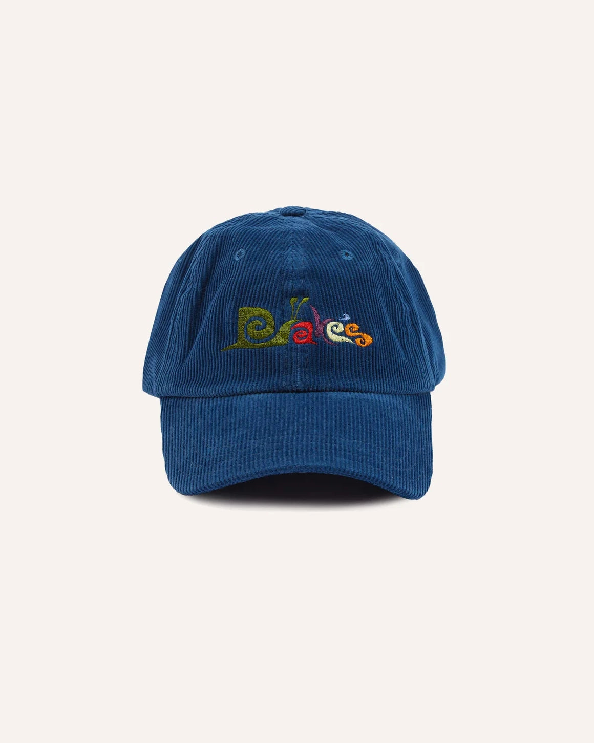 Snail Corduroy Cap - Blue