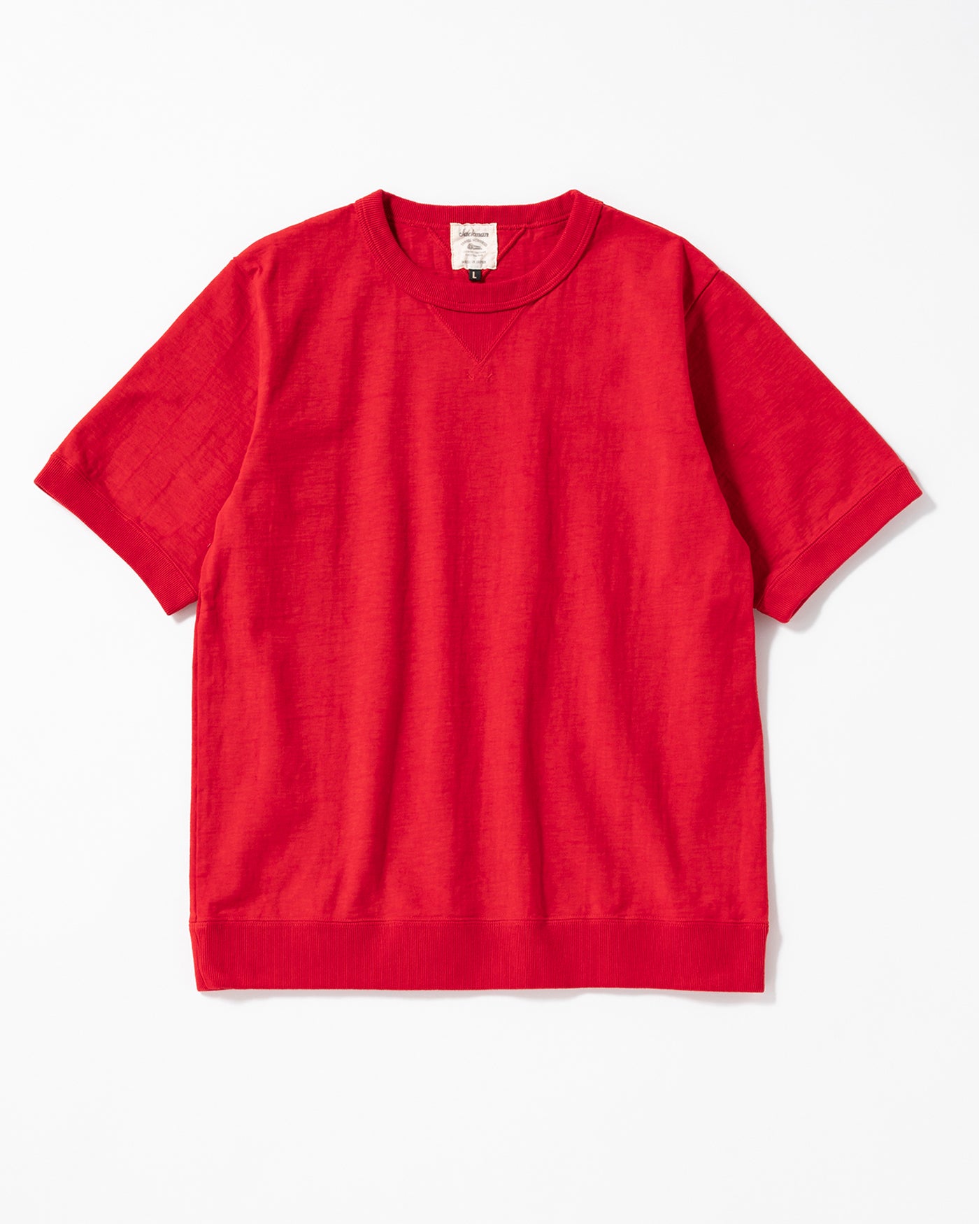 Dotsume Rib T-shirt - Red