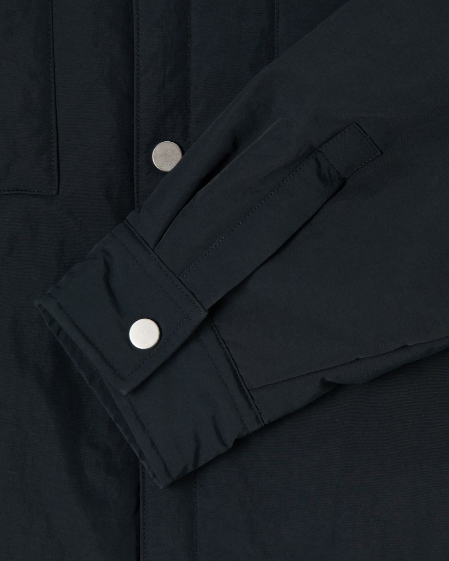 Sphere Padded Overshirt LS - Black