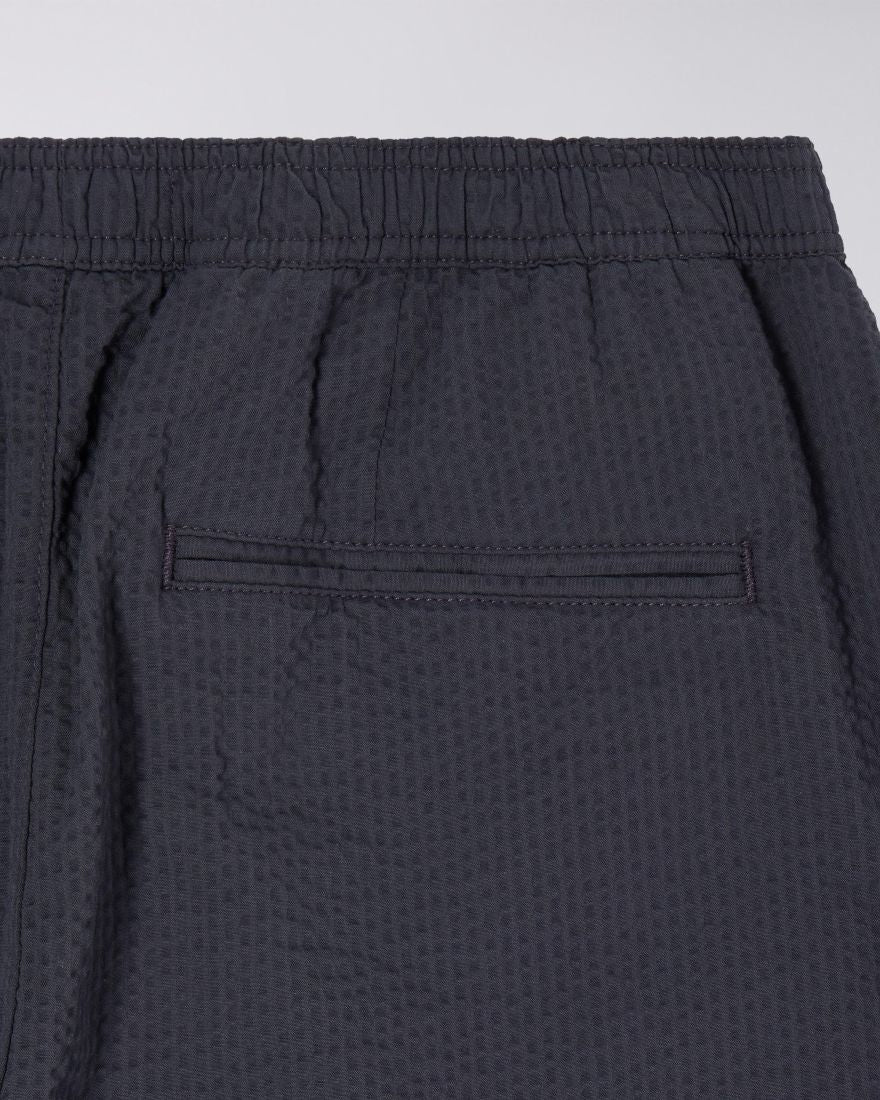 Edison Pant Swollen Seersucker - Dark Grey Garment Washed